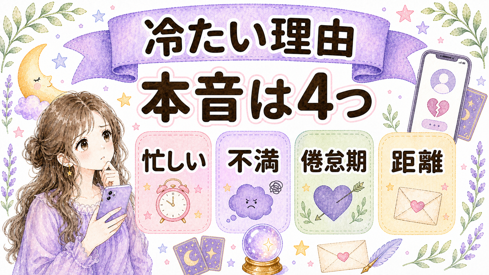 彼氏が急に冷たくなる理由