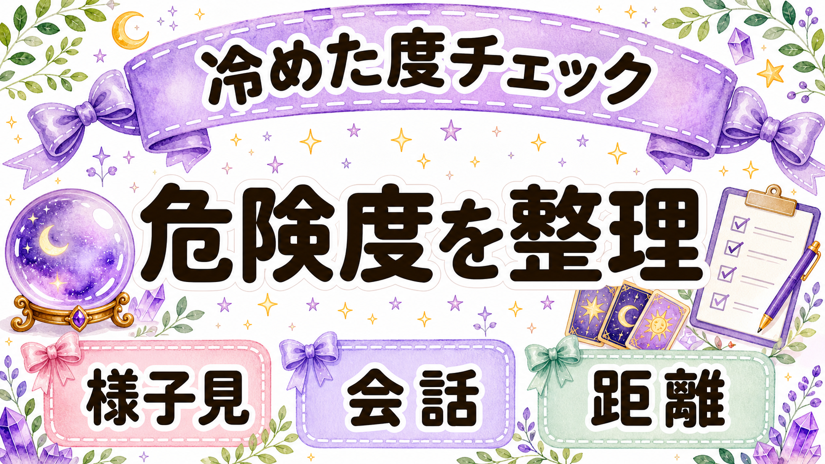 彼氏の気持ちの冷めた度チェックリスト画像