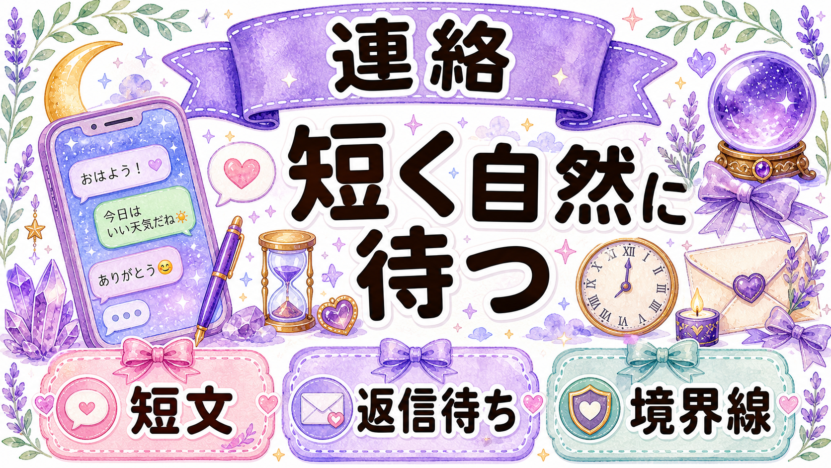 連絡と距離感の判断