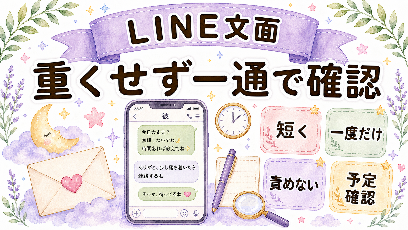 彼氏が冷たい時のLINE文面