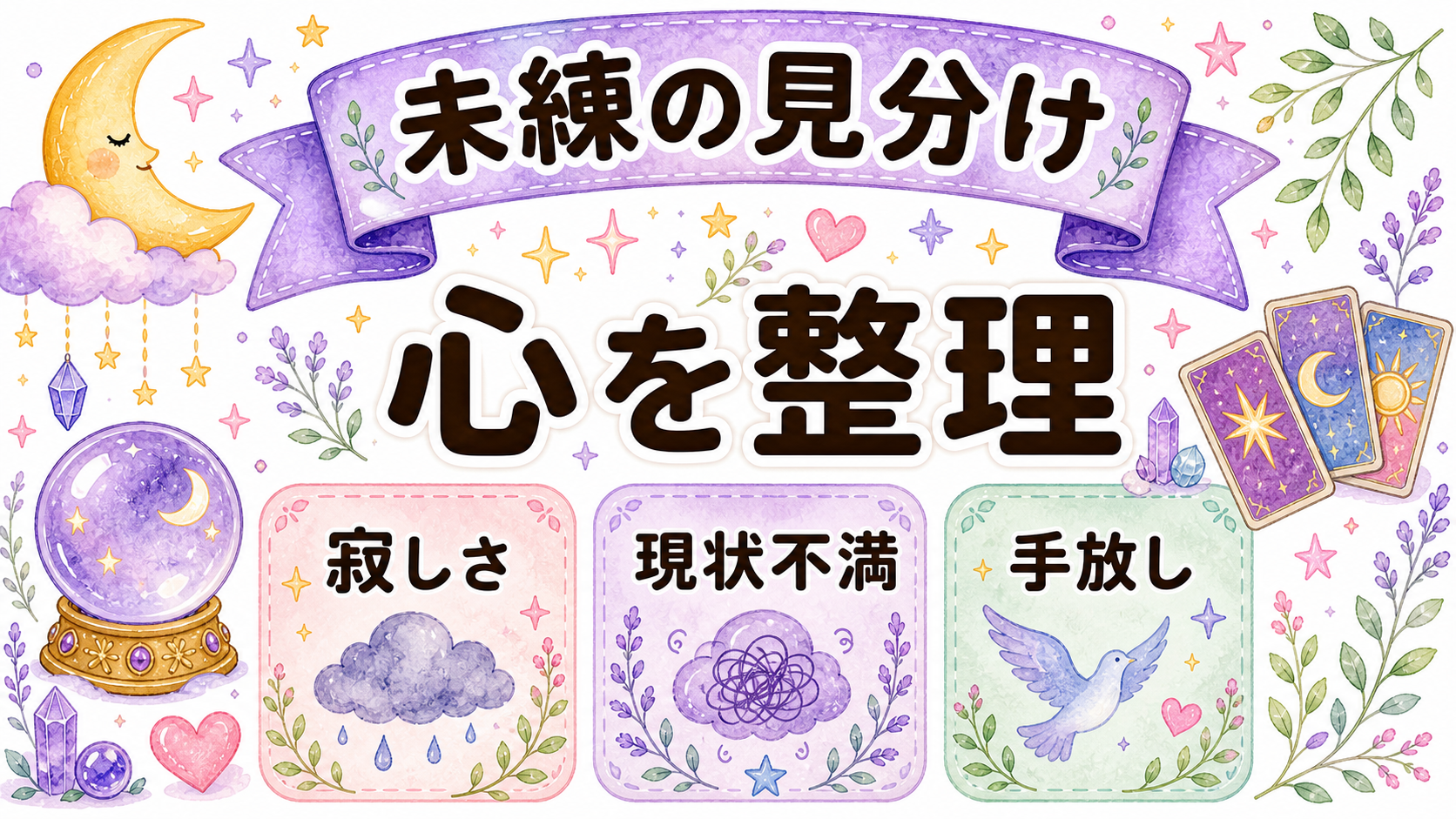 未練や寂しさとの見分け方