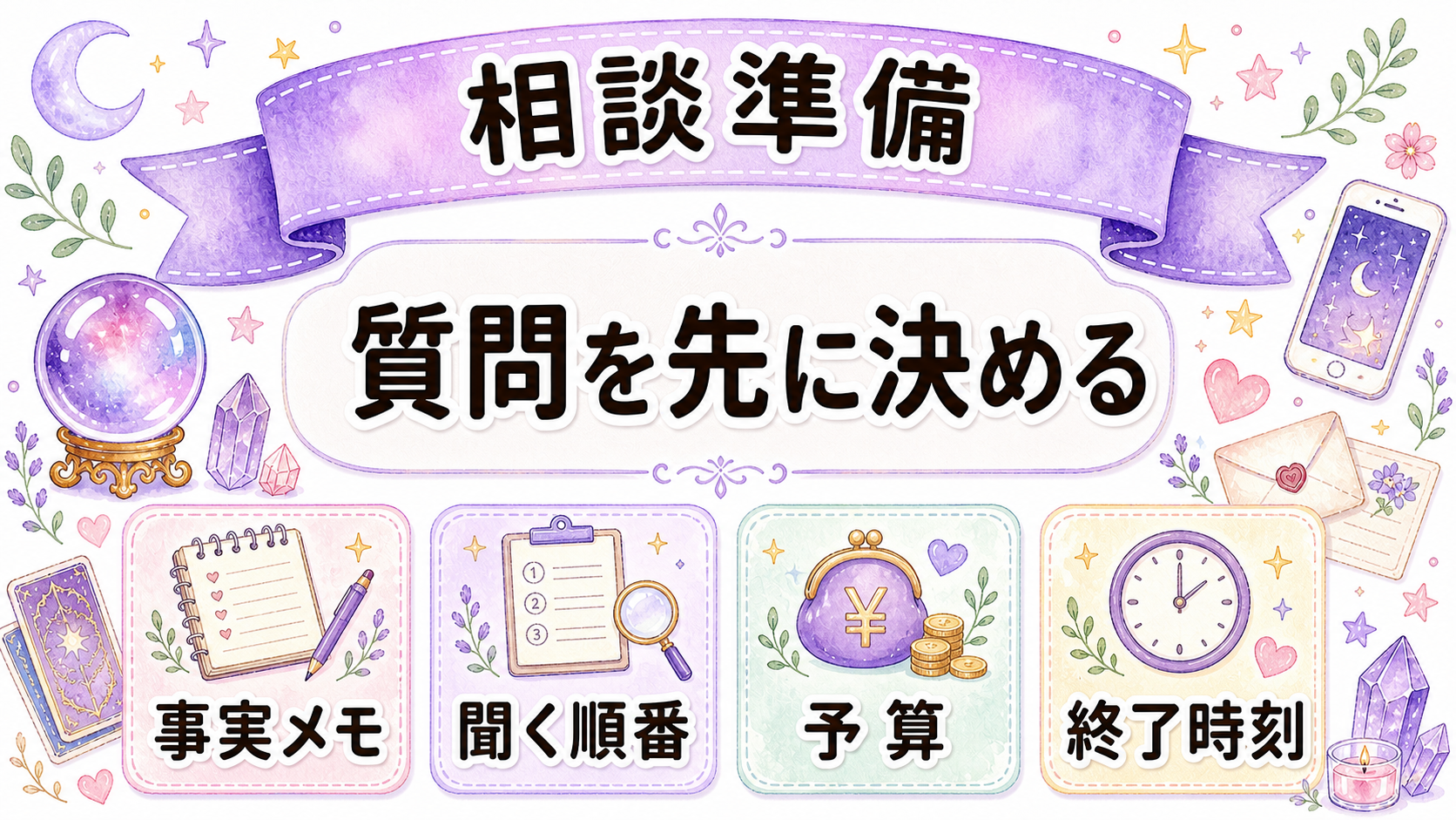 霊視を受ける前の準備
