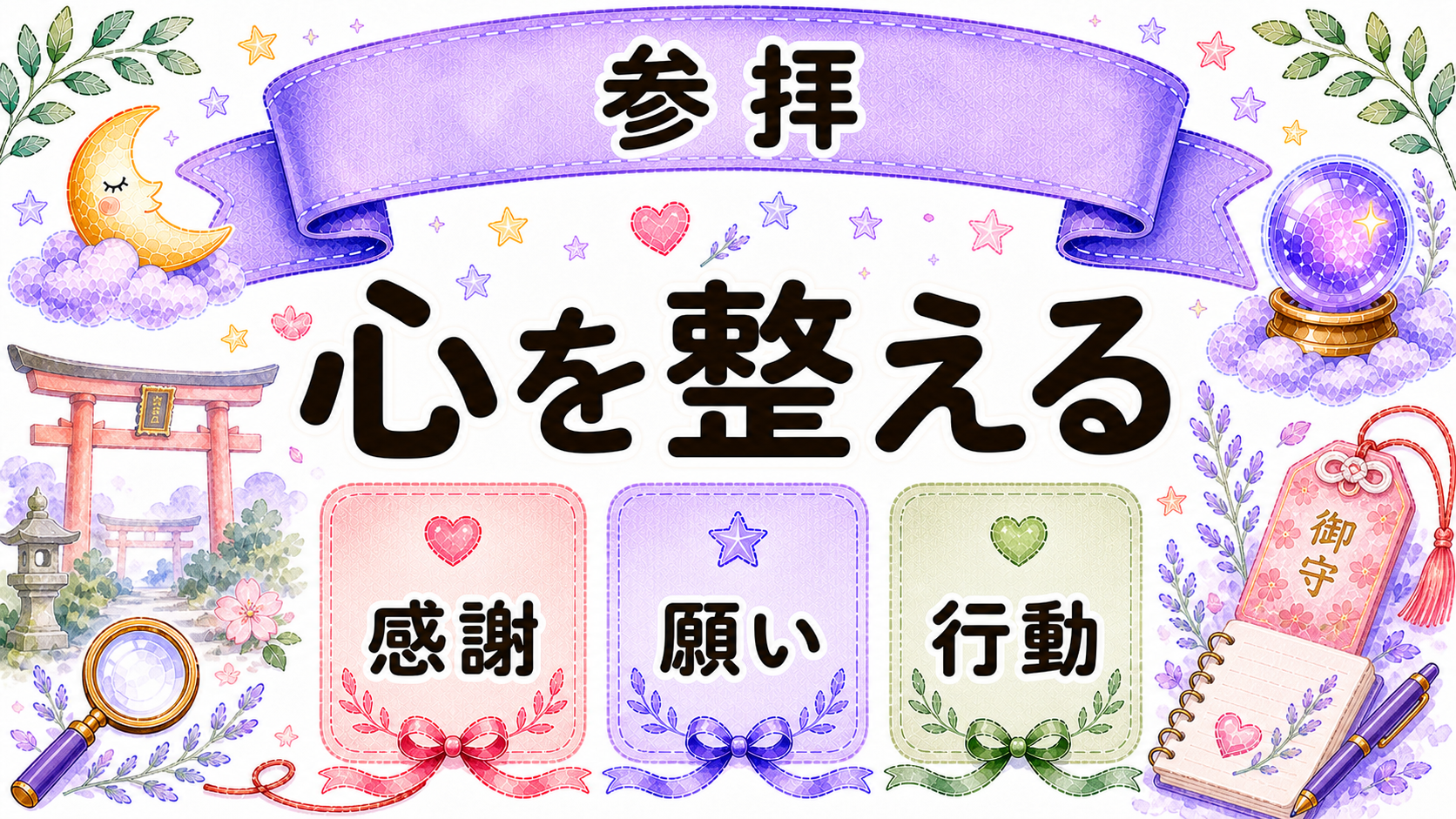 神社参拝と占いは役割を分ける