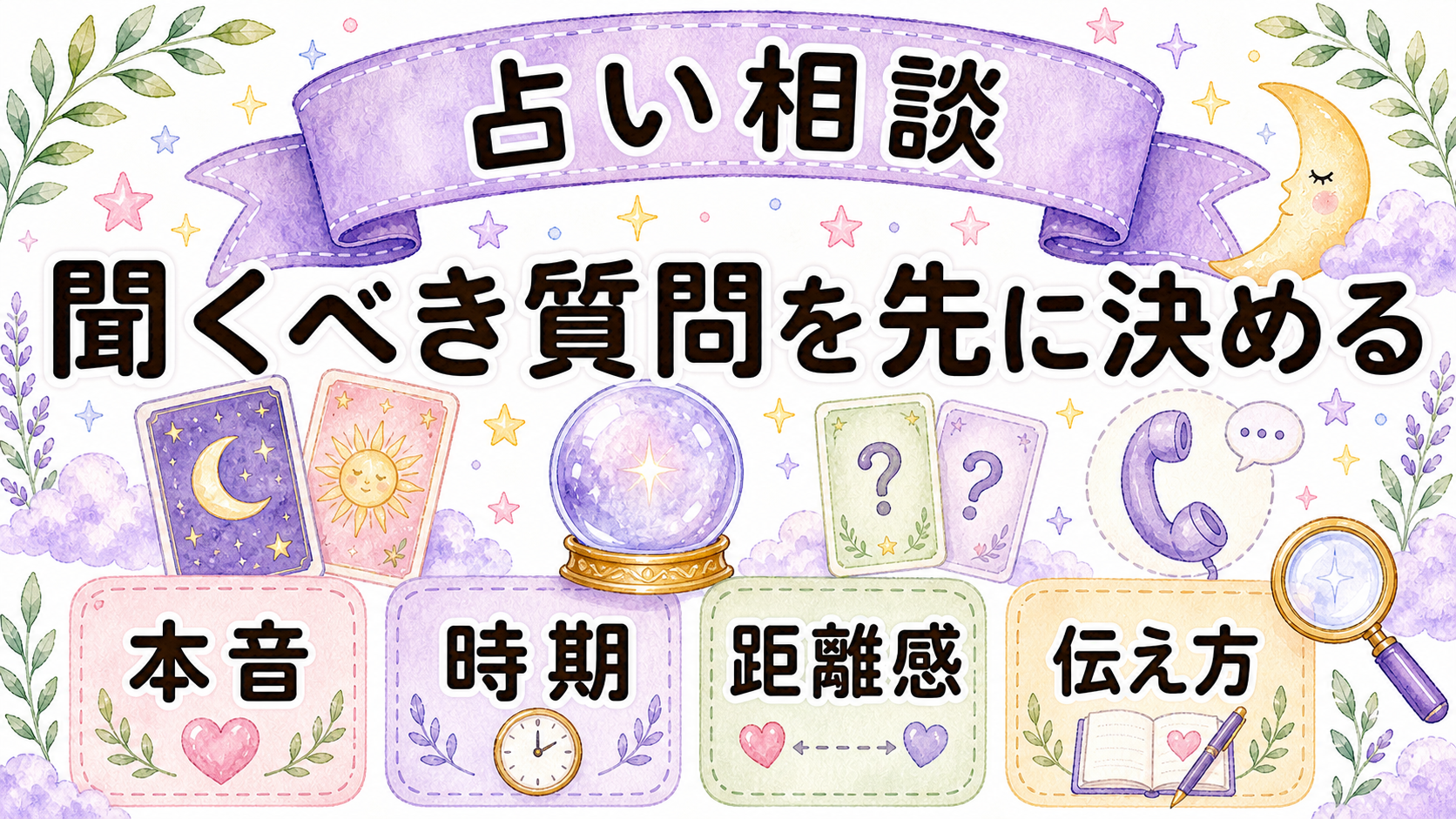 彼氏が冷たい時に占いで聞くべき質問