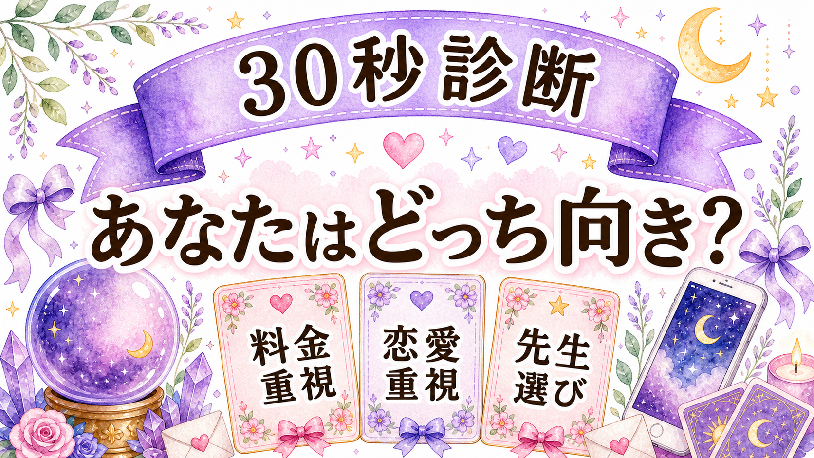 ヴェルニとカリスどっち向きか診断する画像