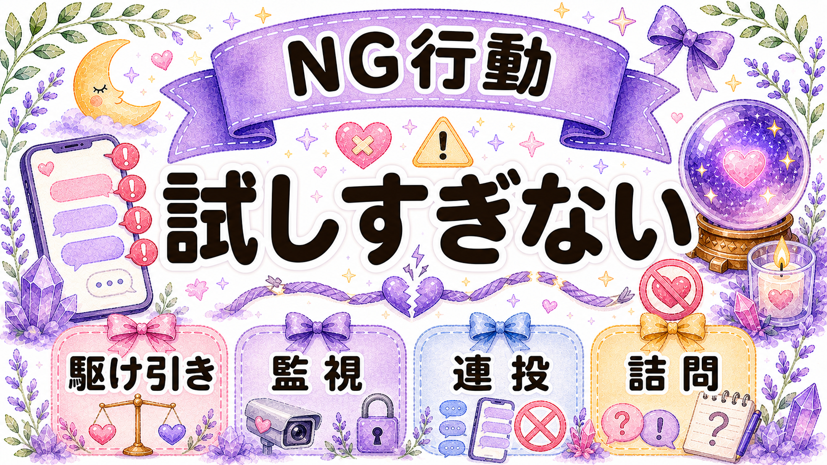 片思い相手の気持ちを確かめる時のNG行動