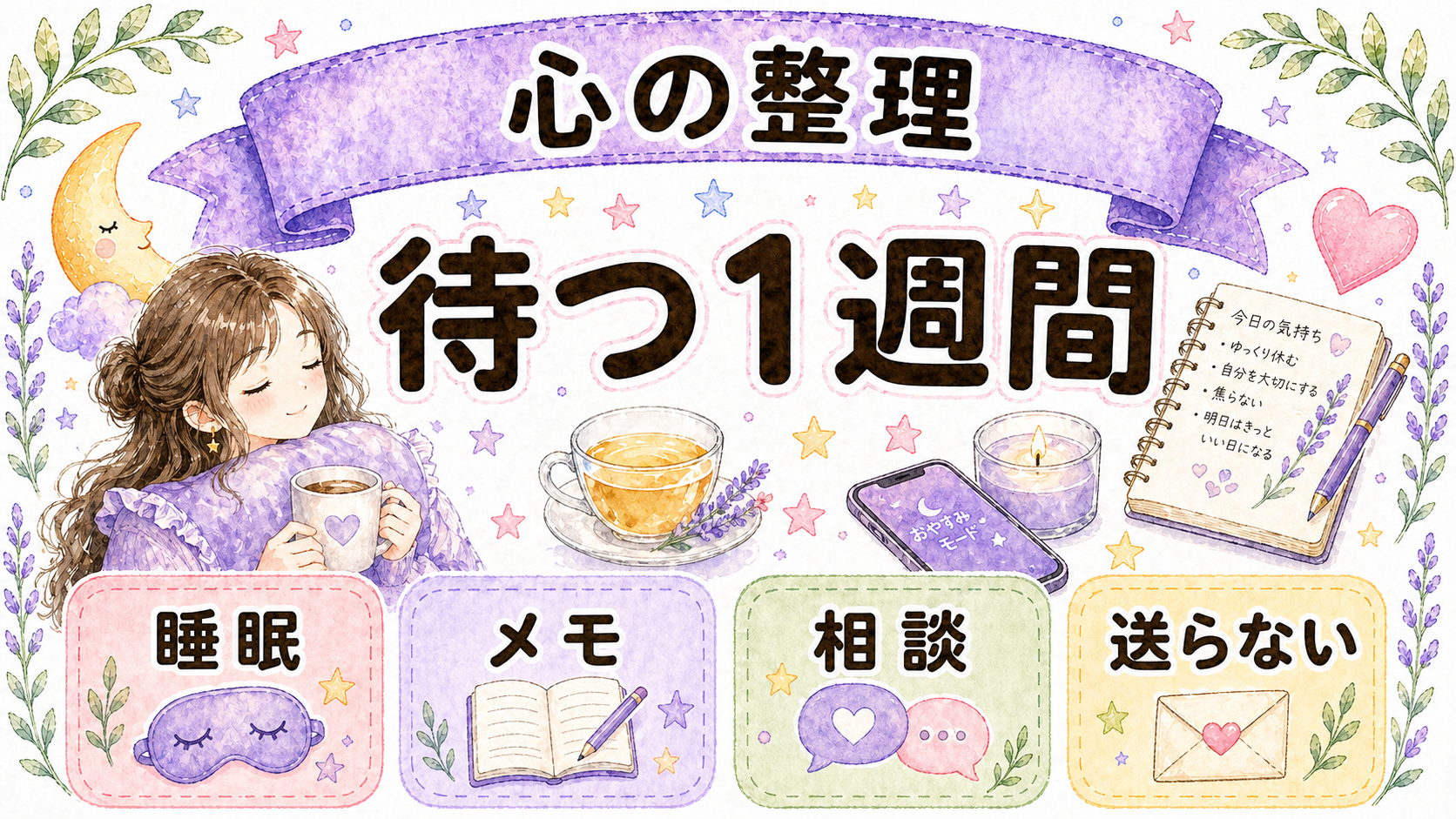 別れた直後1週間を待つ間のセルフケア