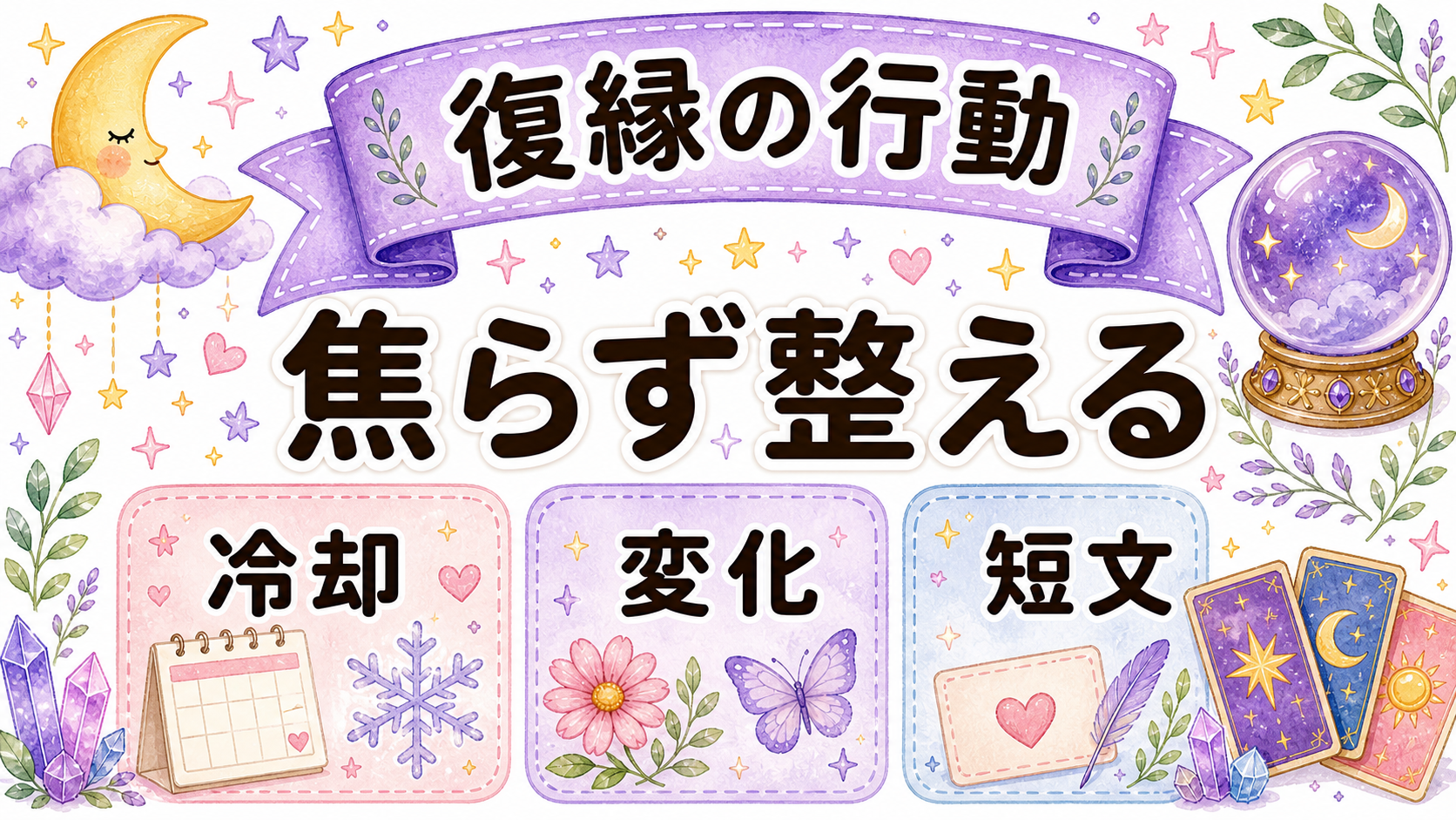 復縁したい時にやることと避けること