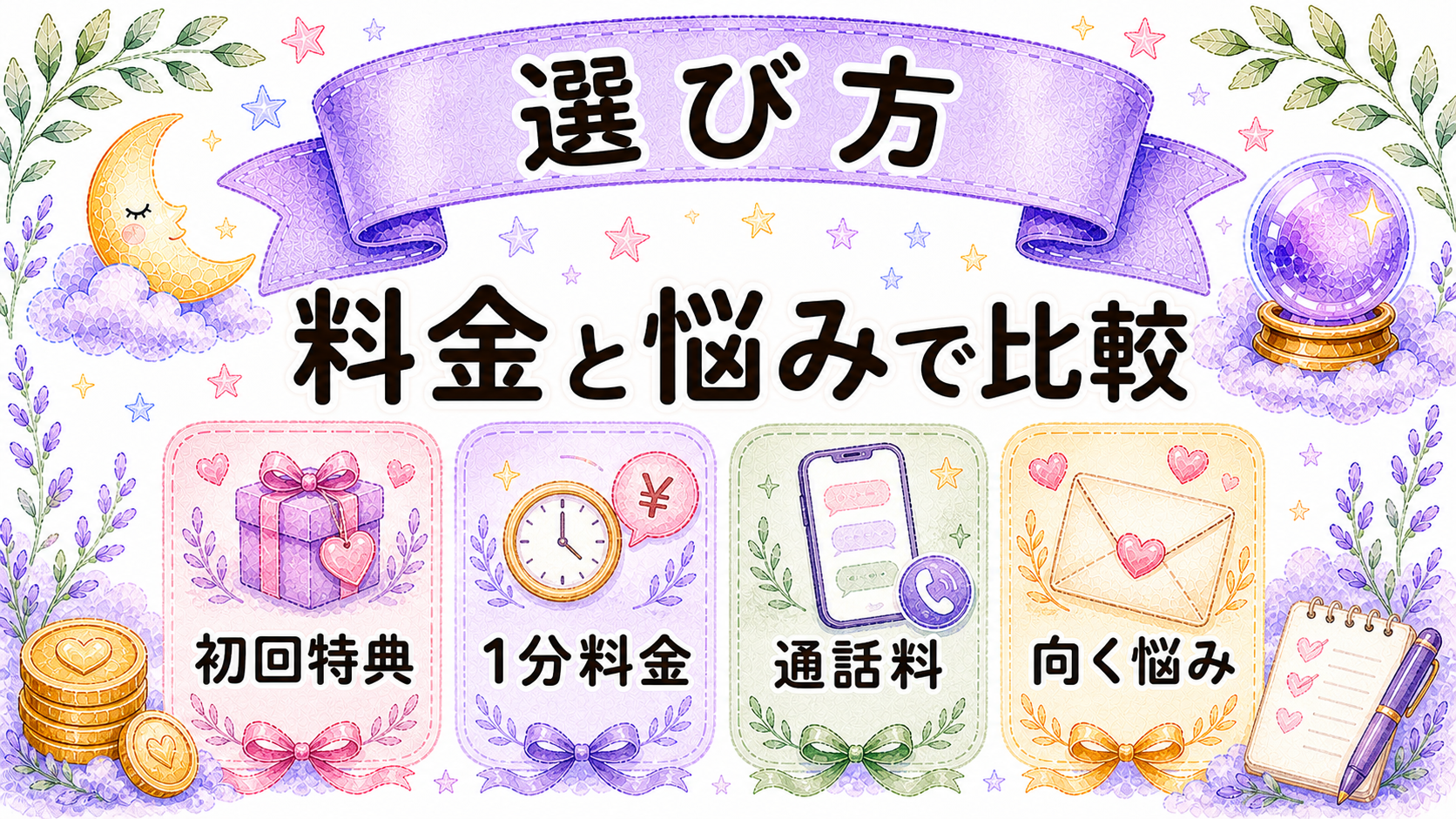 電話相談先を比較するポイント