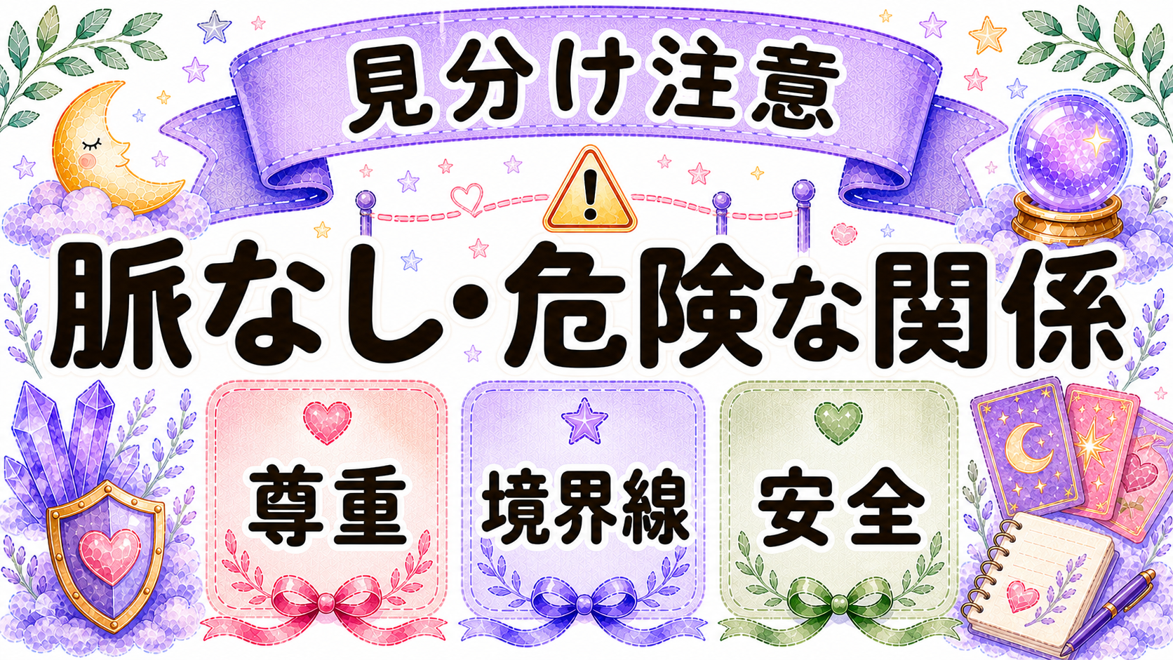 ツインレイと危険な関係を見分ける画像
