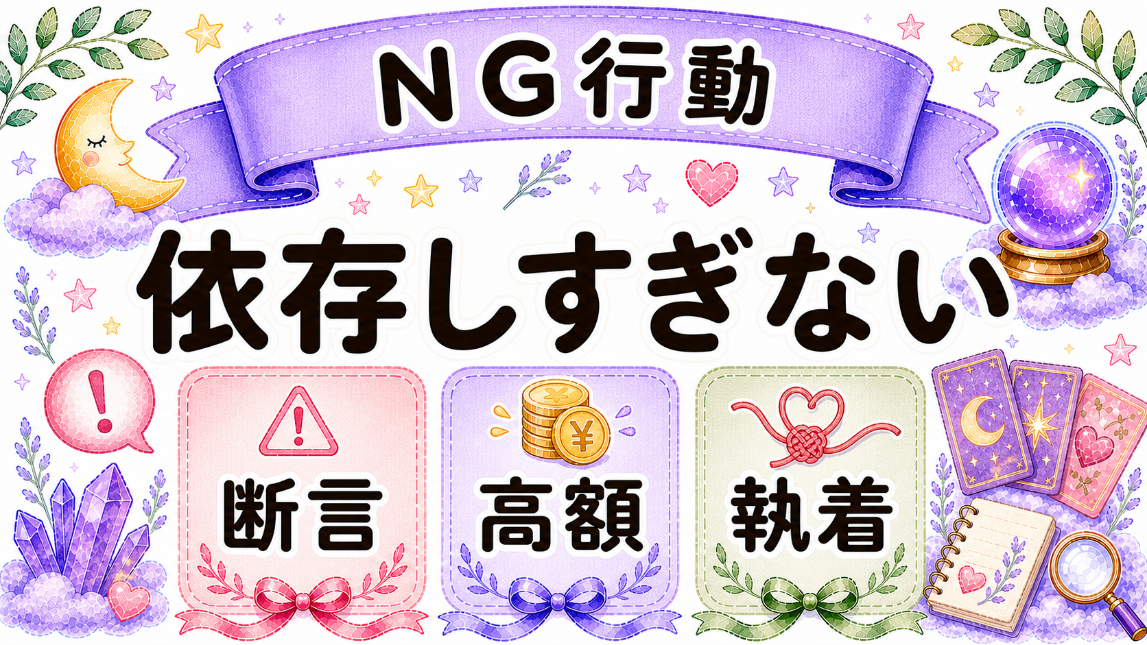 縁結び占いでやってはいけない頼り方