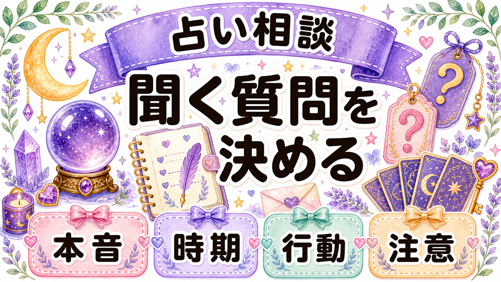 占いで聞く質問例