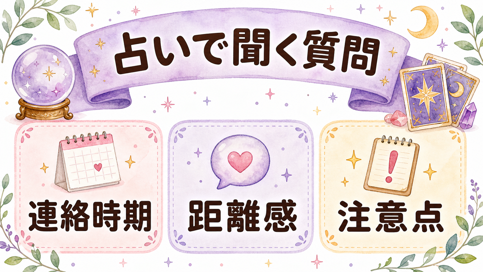体調不良とツインレイについて占いで聞く質問を示すイラスト