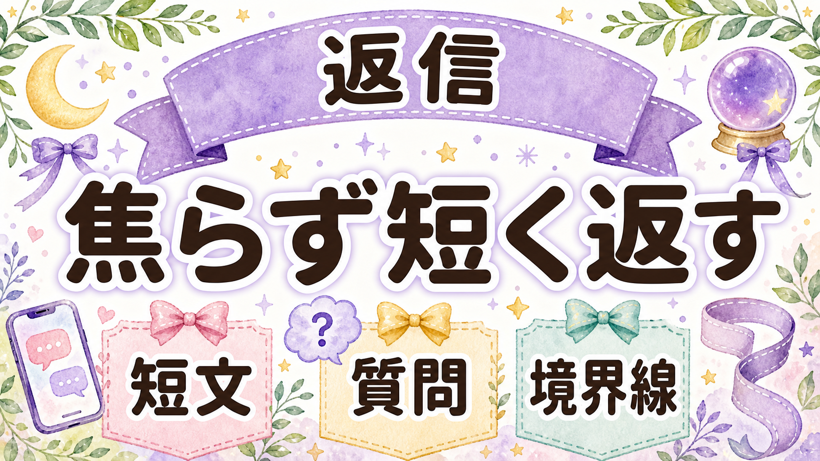 元彼への返信と連絡のコツ