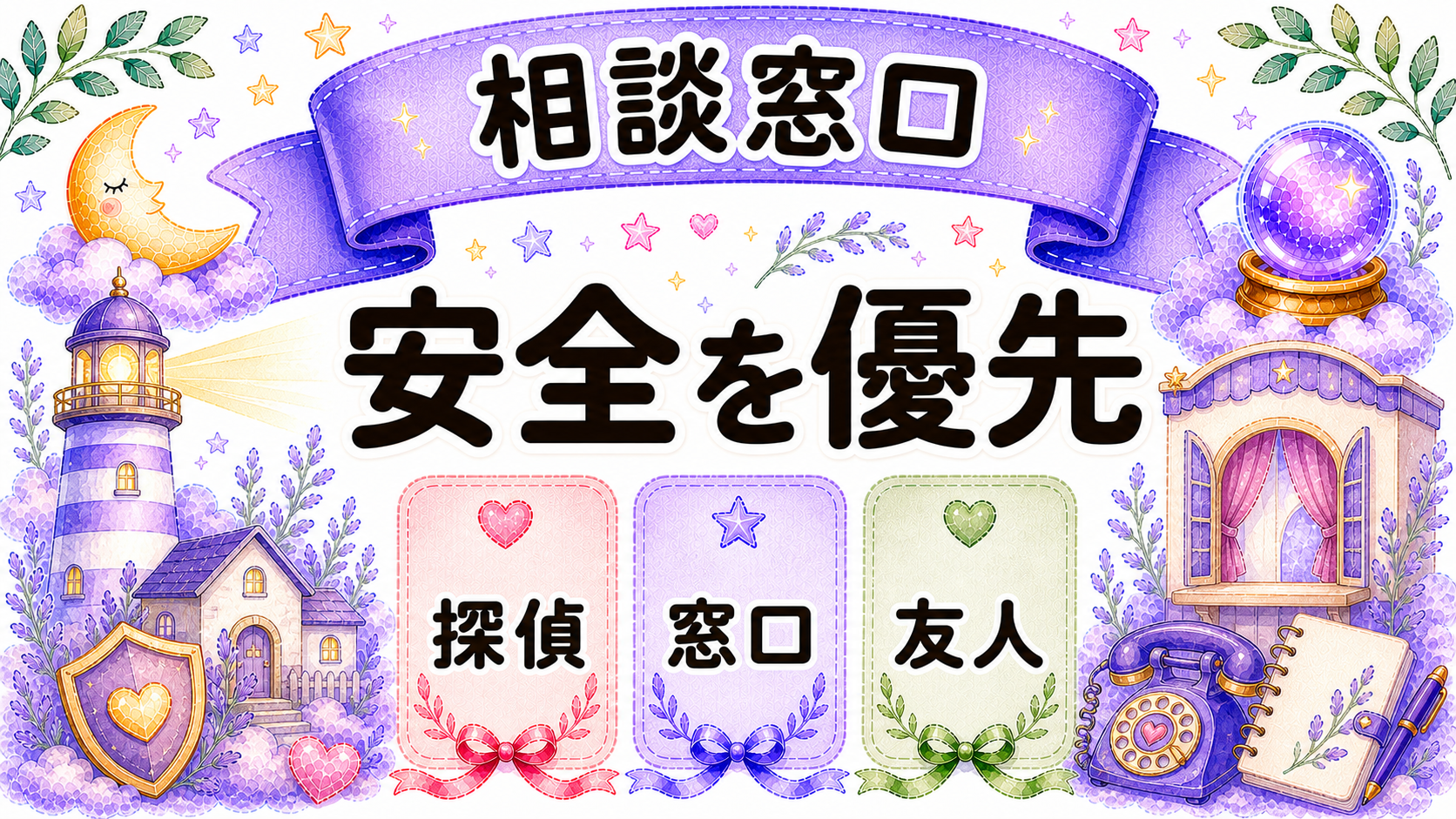 専門家や相談窓口を使うべきケースを示す画像