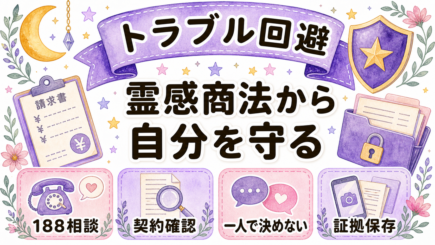 霊感商法や高額請求を避ける注意点