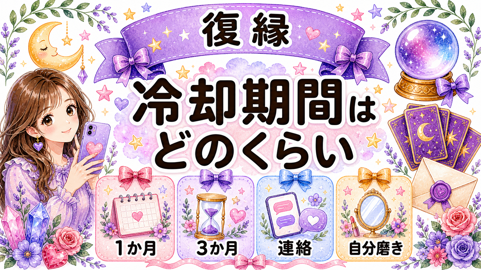 復縁の冷却期間は どのくらい?の図解