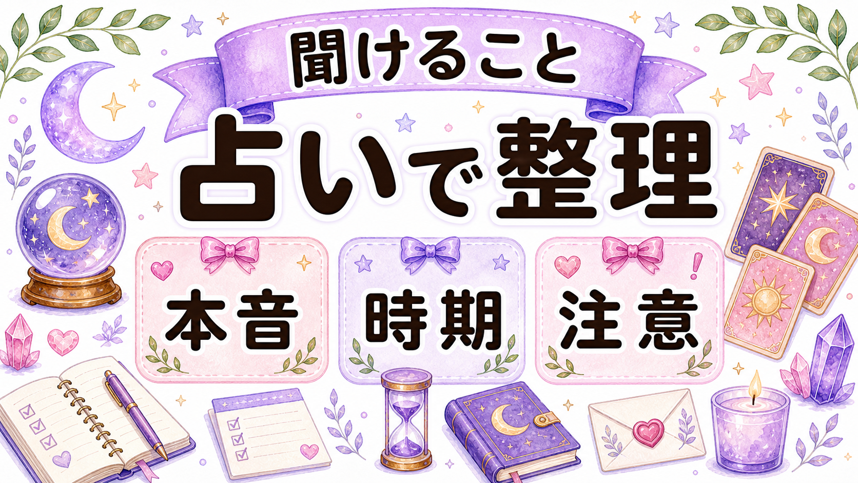 職場恋愛で占いに聞けることと聞けないことの図解