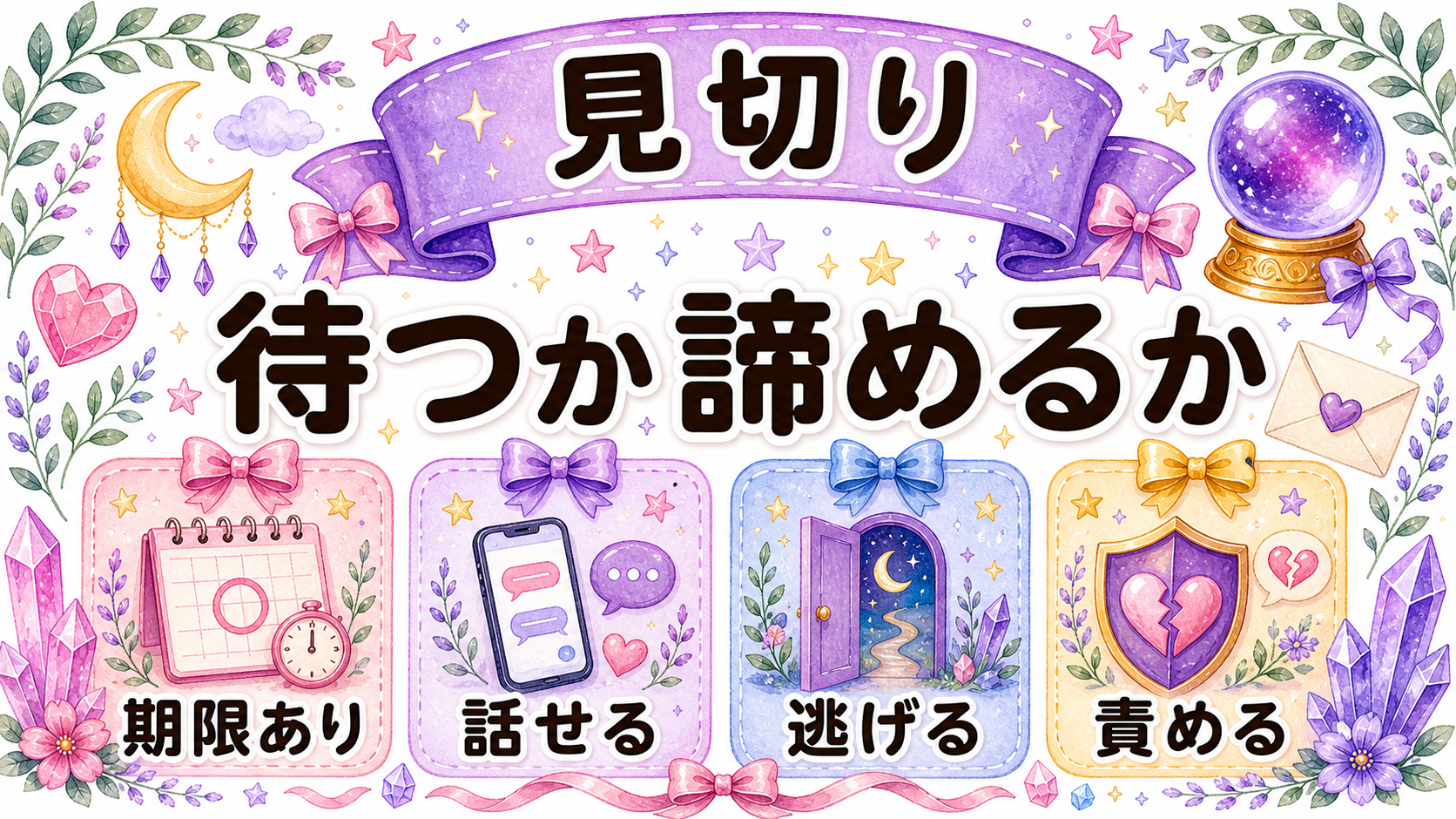 彼の結婚意思のまだ待っていいケースと見切るべきケースを示す図解