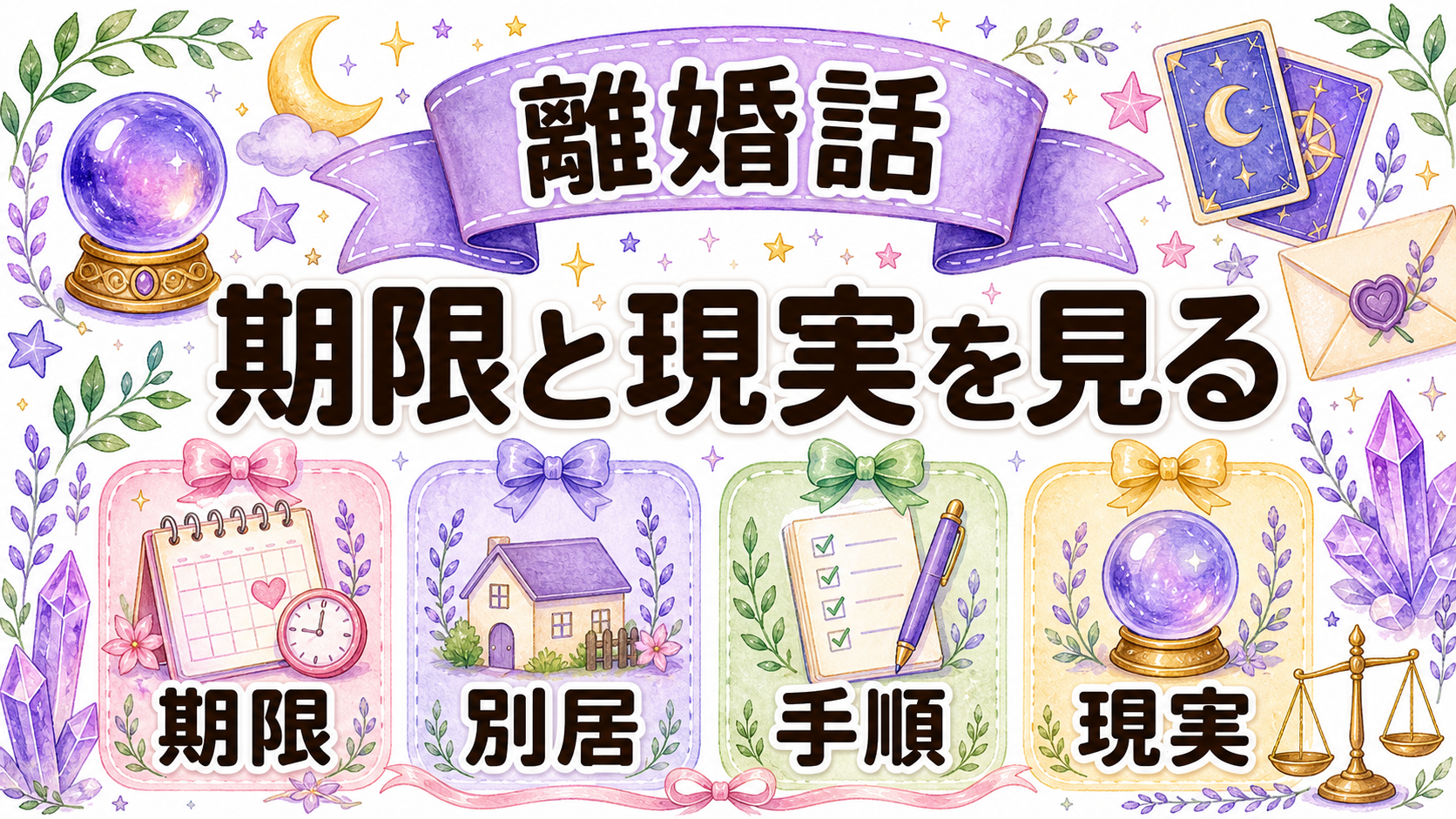 離婚話や別居話の本気度を見分ける図解