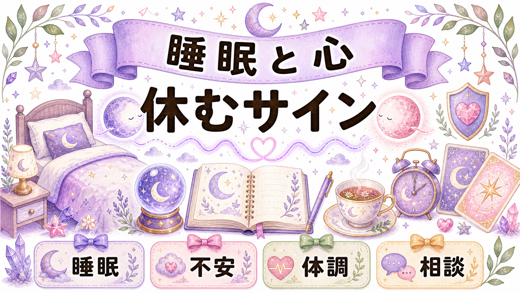 ツインレイの夢を毎日見る時の睡眠と心の注意点の図解