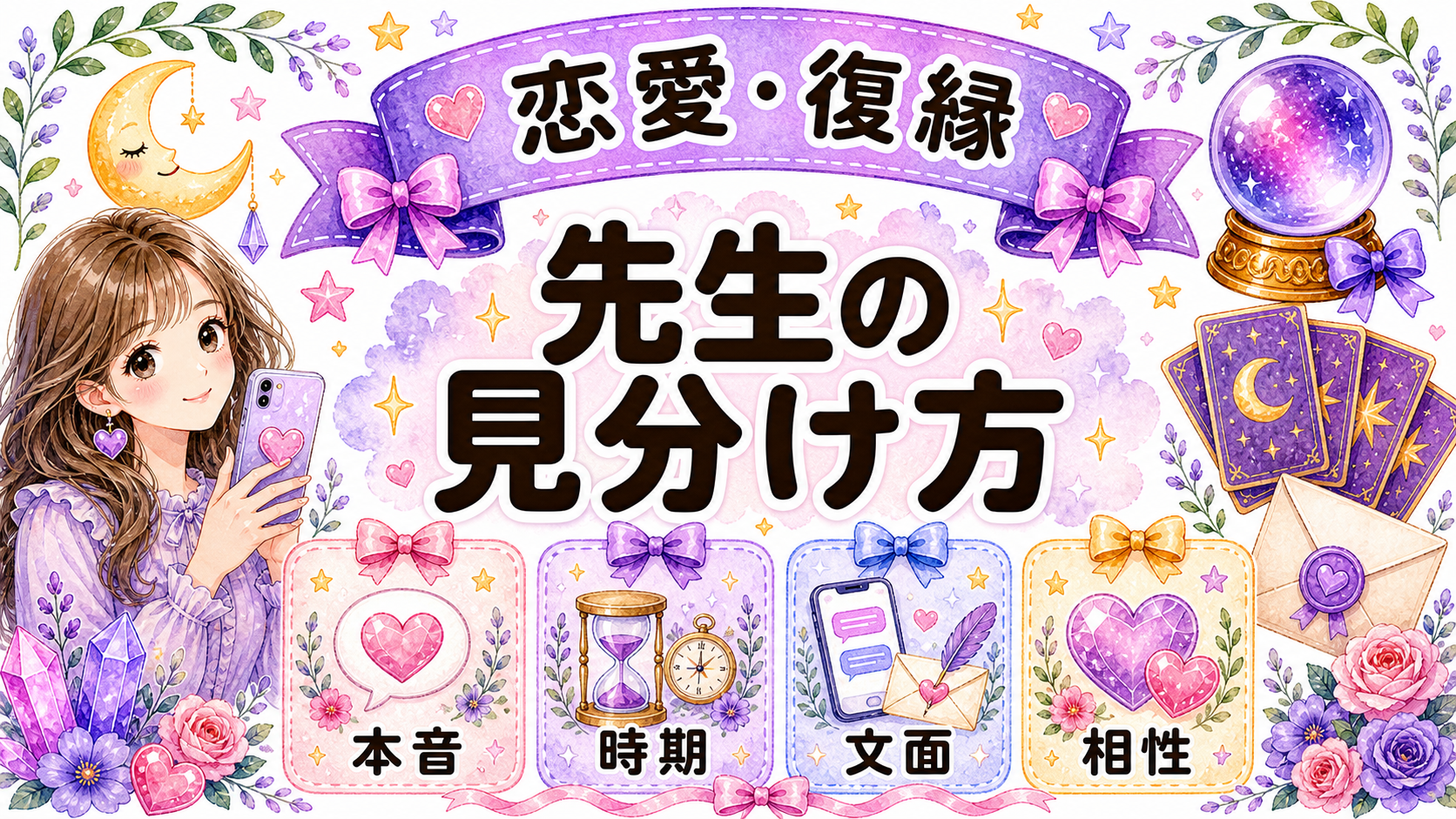 相談内容別の先生の選び方の図解
