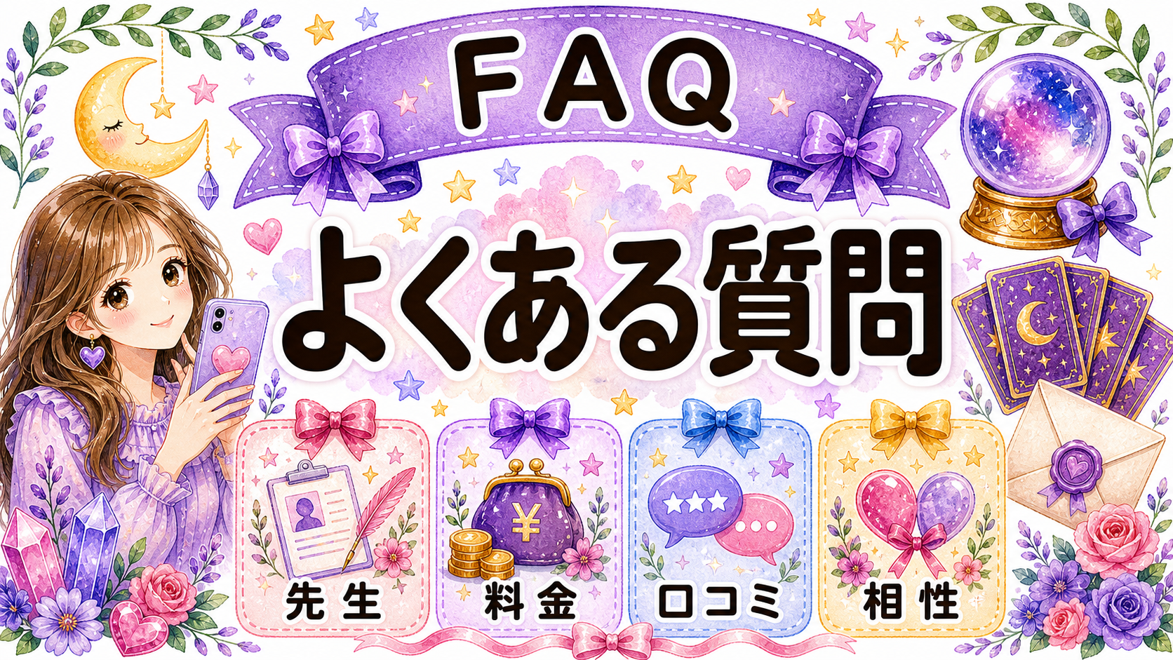 ヴェルニのおすすめ先生の選び方|恋愛・復縁で失敗しない探し方のFAQ図解