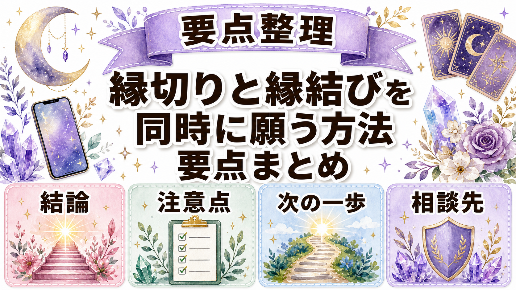 縁切りと縁結びを同時にしても効果はある？順番・願い方・注意点 まとめ