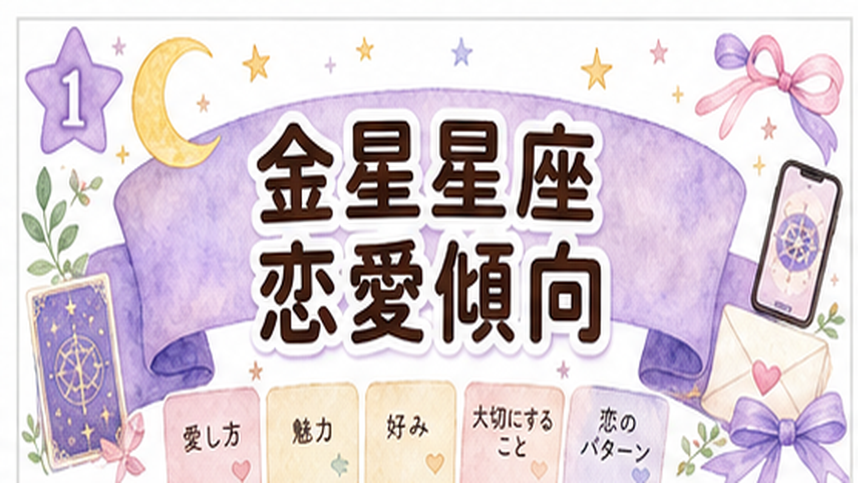 占星術の金星星座でわかる恋愛傾向｜好き方・相性・電話占いで聞くこと
