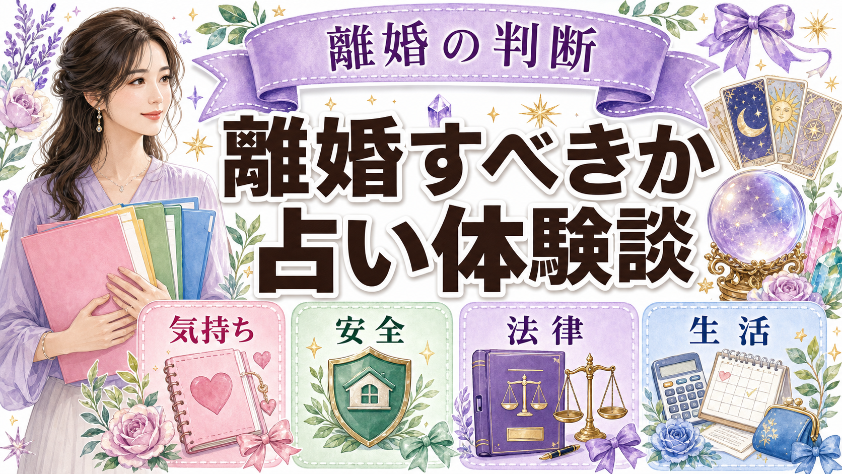 離婚すべきか占いで相談した体験談｜決められたこと・決めないこと