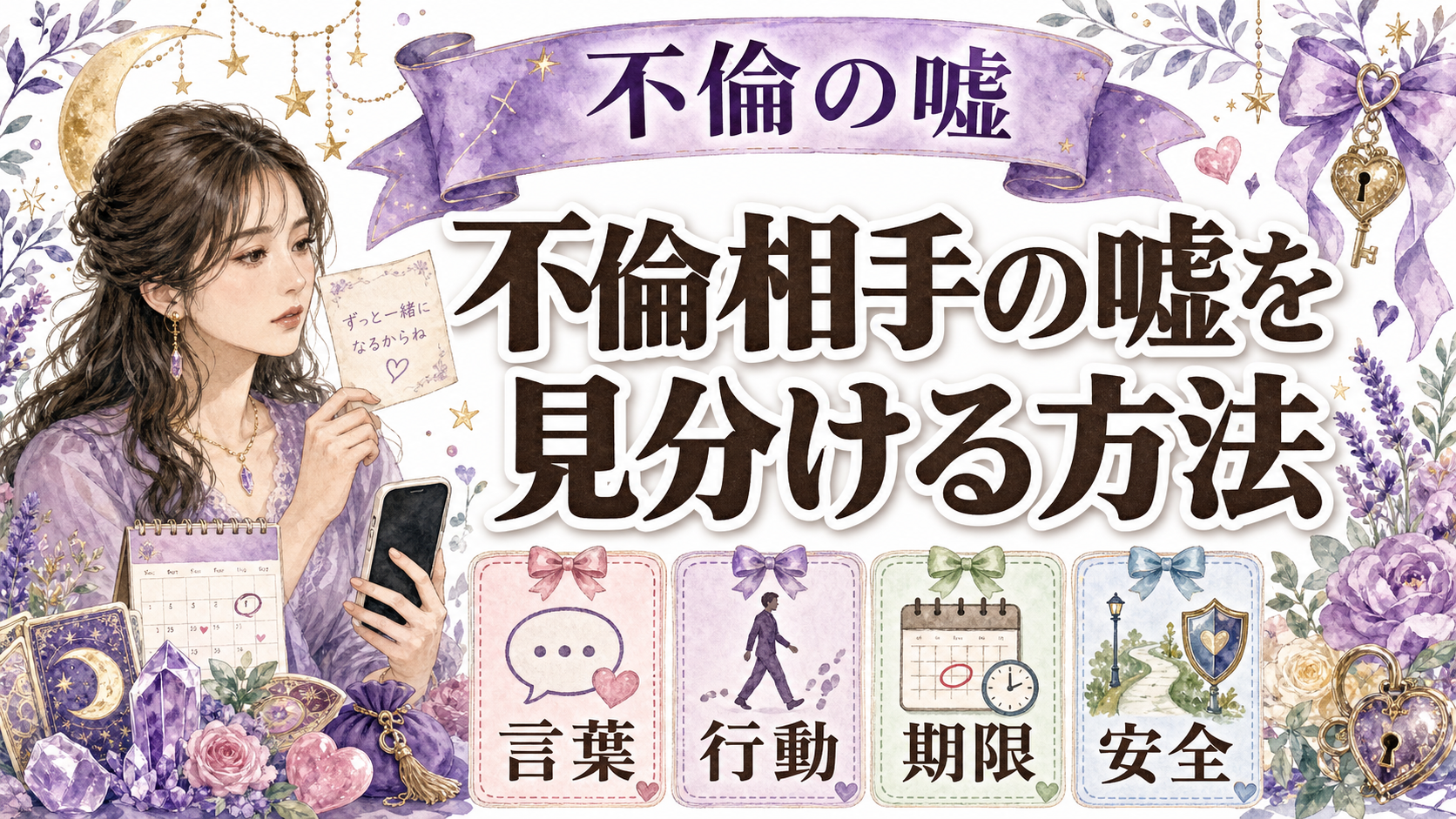 不倫相手の嘘を見分ける方法｜離婚予定・会えない理由・約束の確認点