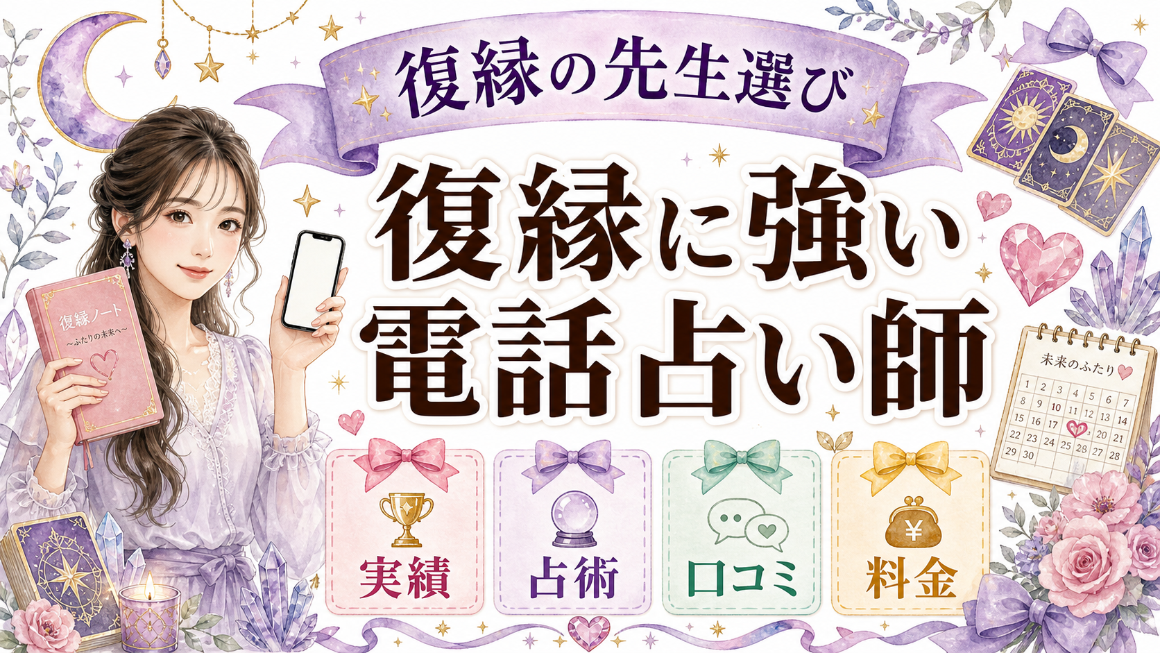 復縁に強い電話占い師の選び方｜状況別の先生探しと質問例