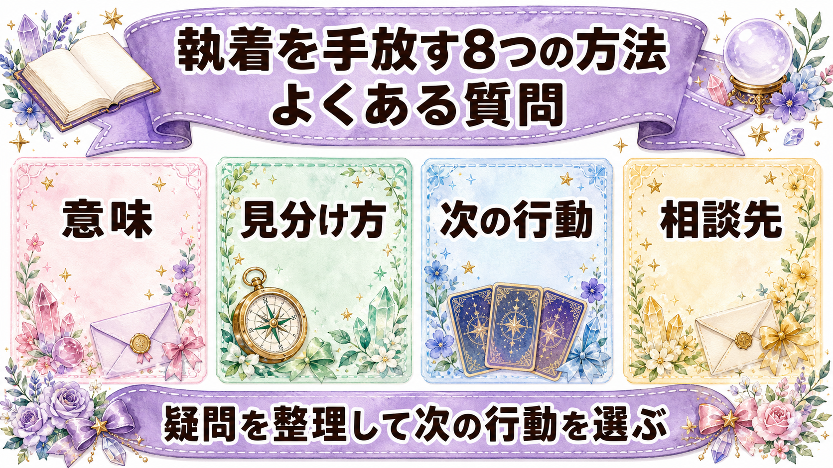 ツインレイへの執着を手放す方法|待つ生活から戻る8つのステップ よくある質問