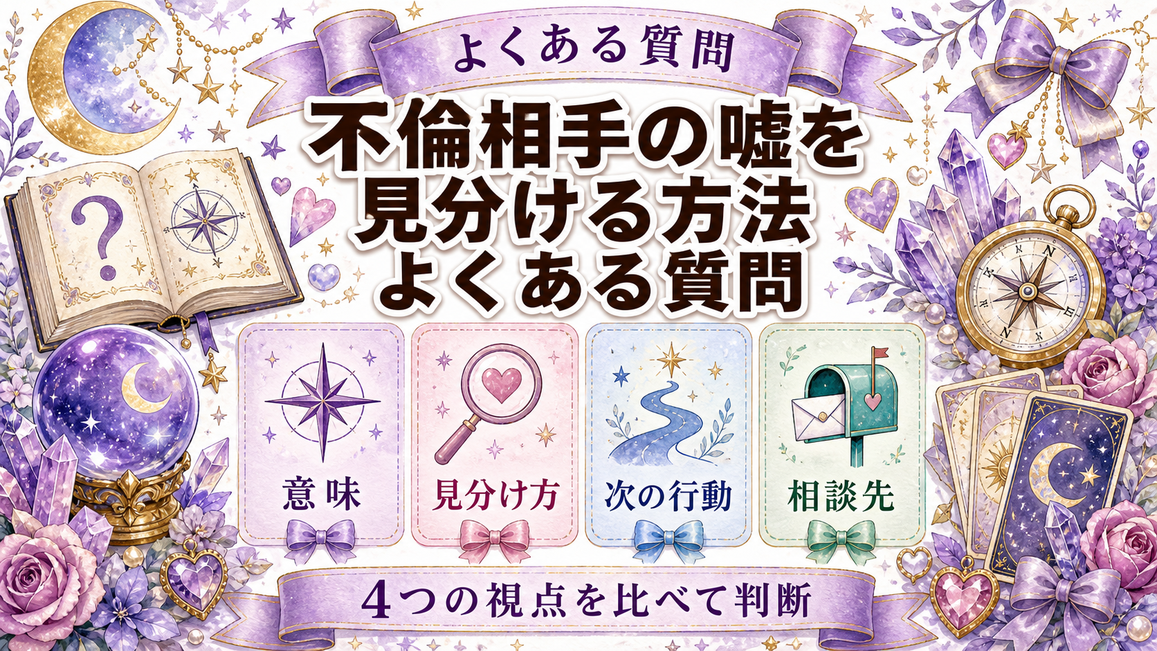 不倫相手の嘘を見分ける方法|離婚予定・会えない理由・約束の確認点 よくある質問