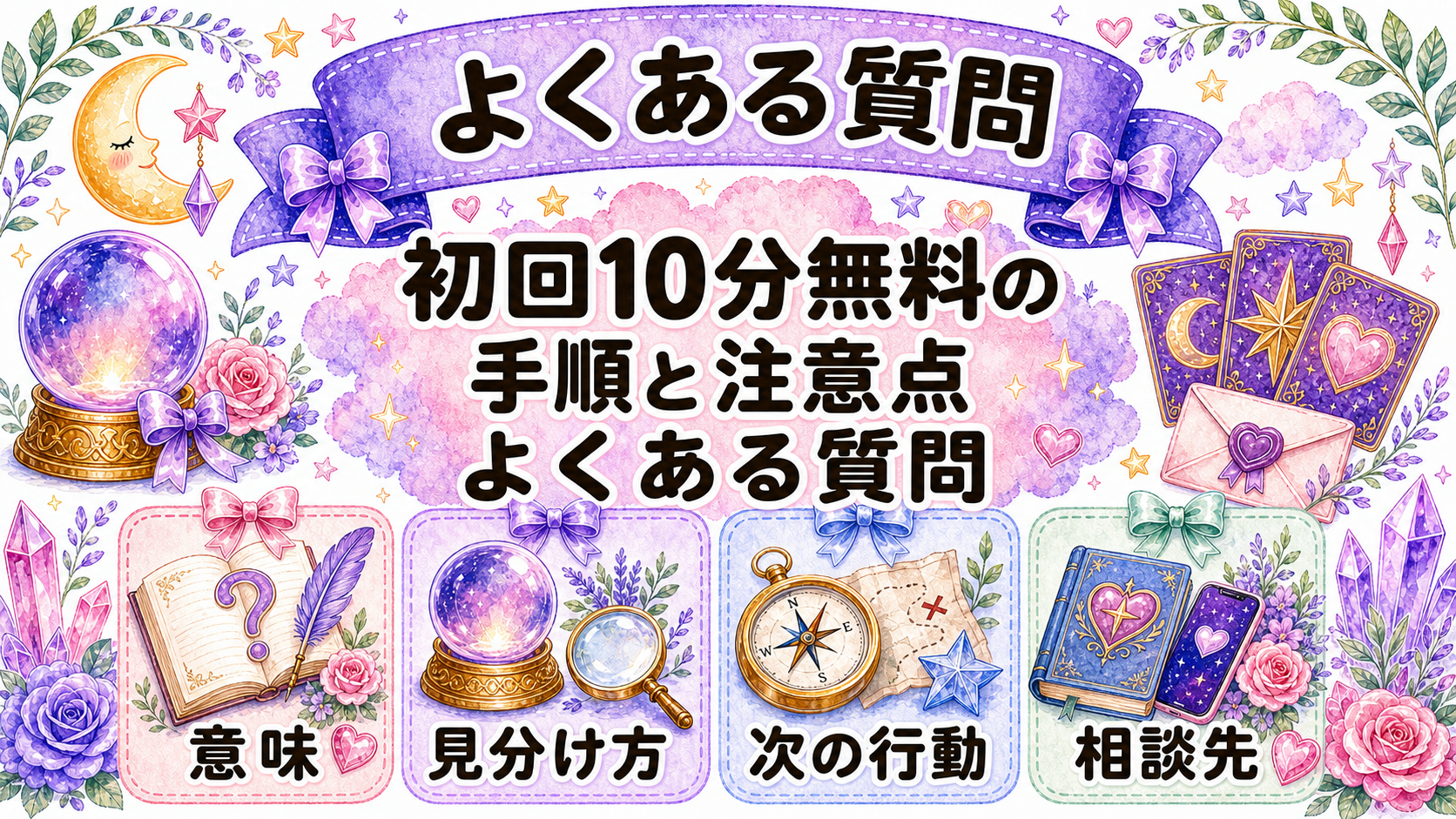 ヴェルニ初回10分無料の手順｜4,000円分特典を損せず使う登録・鑑定ガイド よくある質問