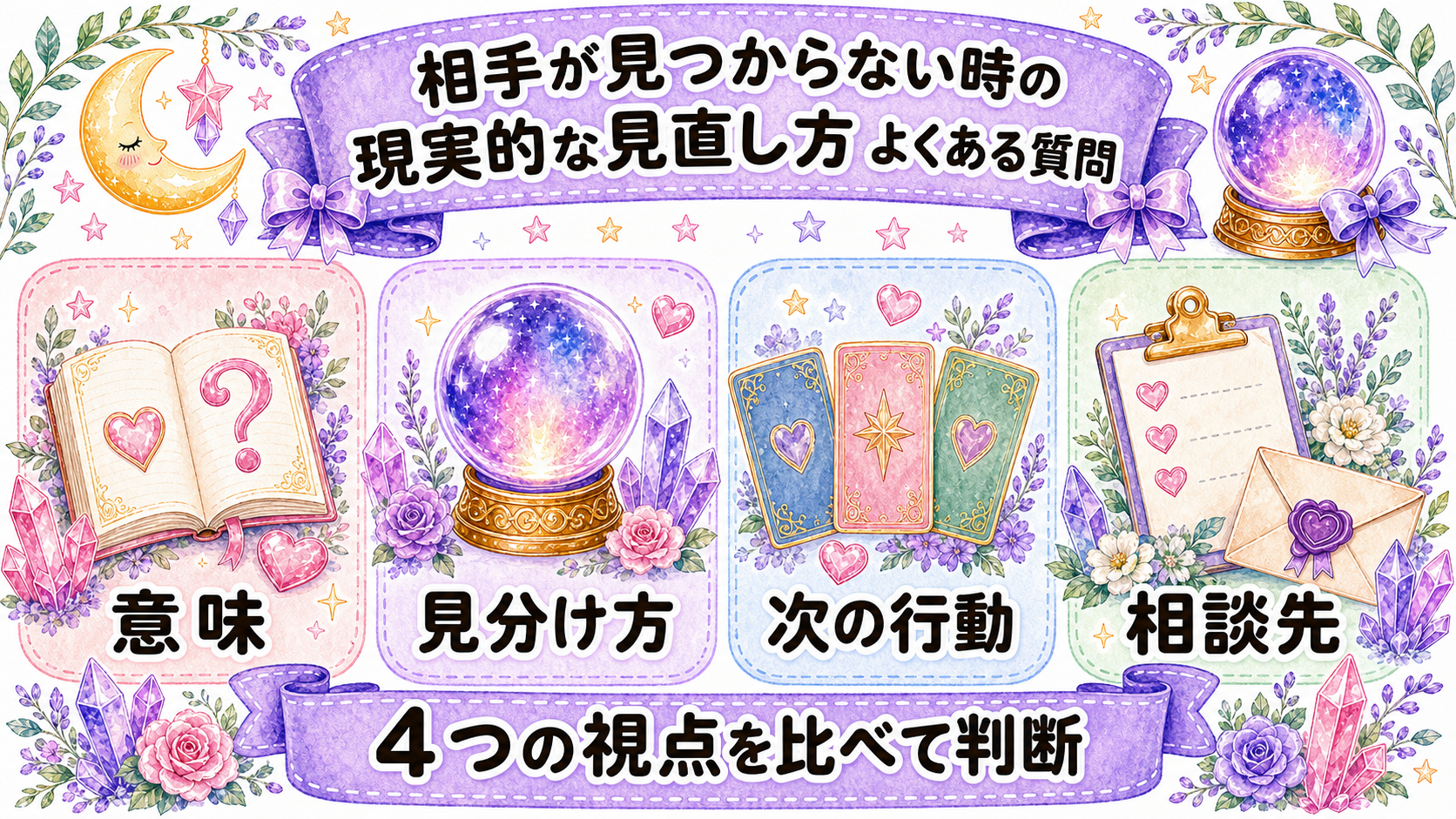 婚活で相手が見つからないスピリチュアルな意味は?現実を動かす見直し方 よくある質問