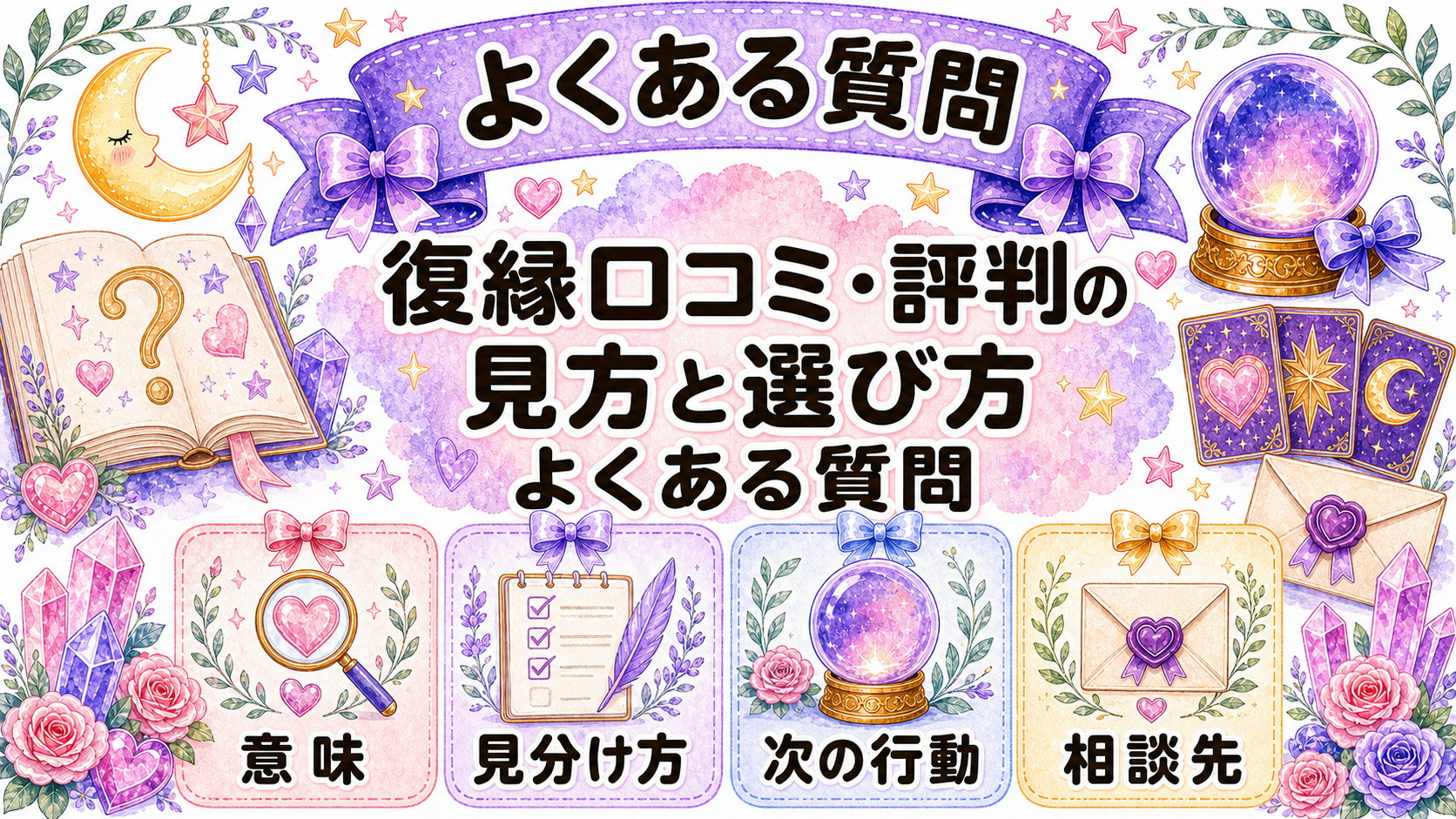 電話占いウィルの口コミ・評判は?復縁相談の選び方と注意点 よくある質問