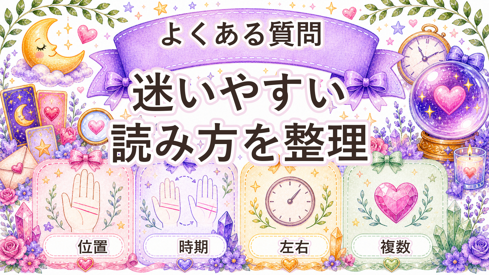 手相の結婚線の見方と時期｜年齢の読み方・左右の違いを解説 よくある質問