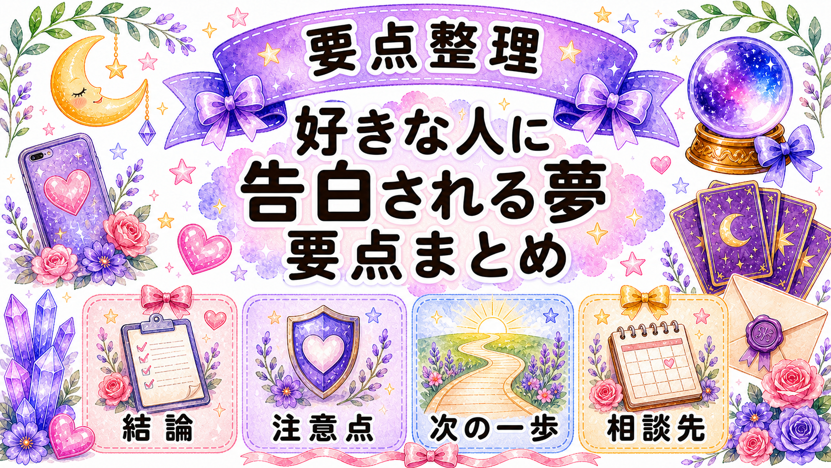 好きな人に告白される夢の意味｜夢占いと心理を状況・感情別に解説 まとめ