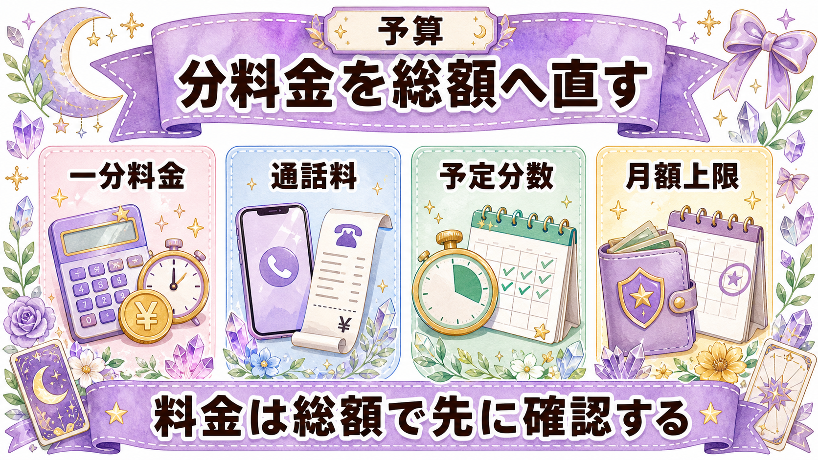 電話占いに依存しない使い方|予算・回数・質問を決める8つのルール 予算と時間の上限を作る