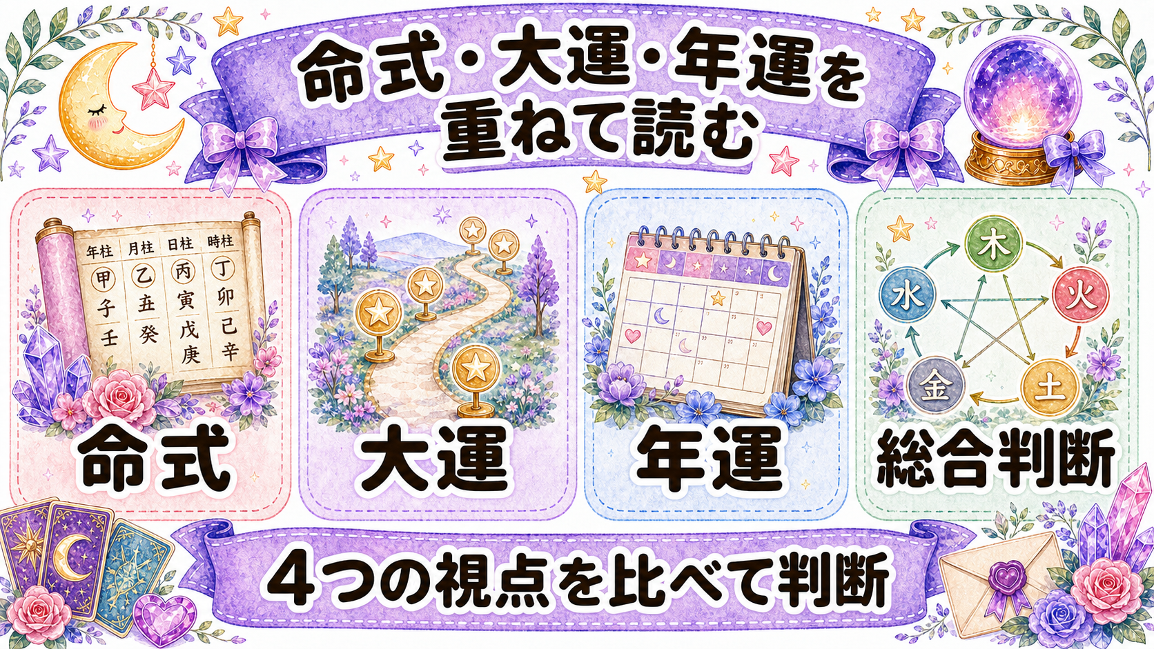 四柱推命の大殺界とは?六星占術との違い・空亡の意味と過ごし方 四柱推命で運気の低迷をどう読むか