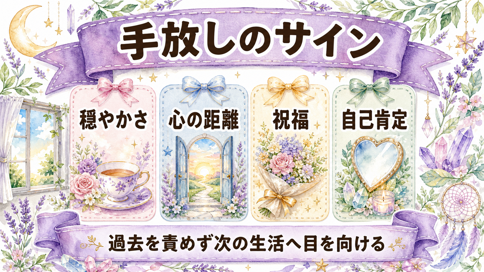 元彼への気持ちを手放しつつあるサイン