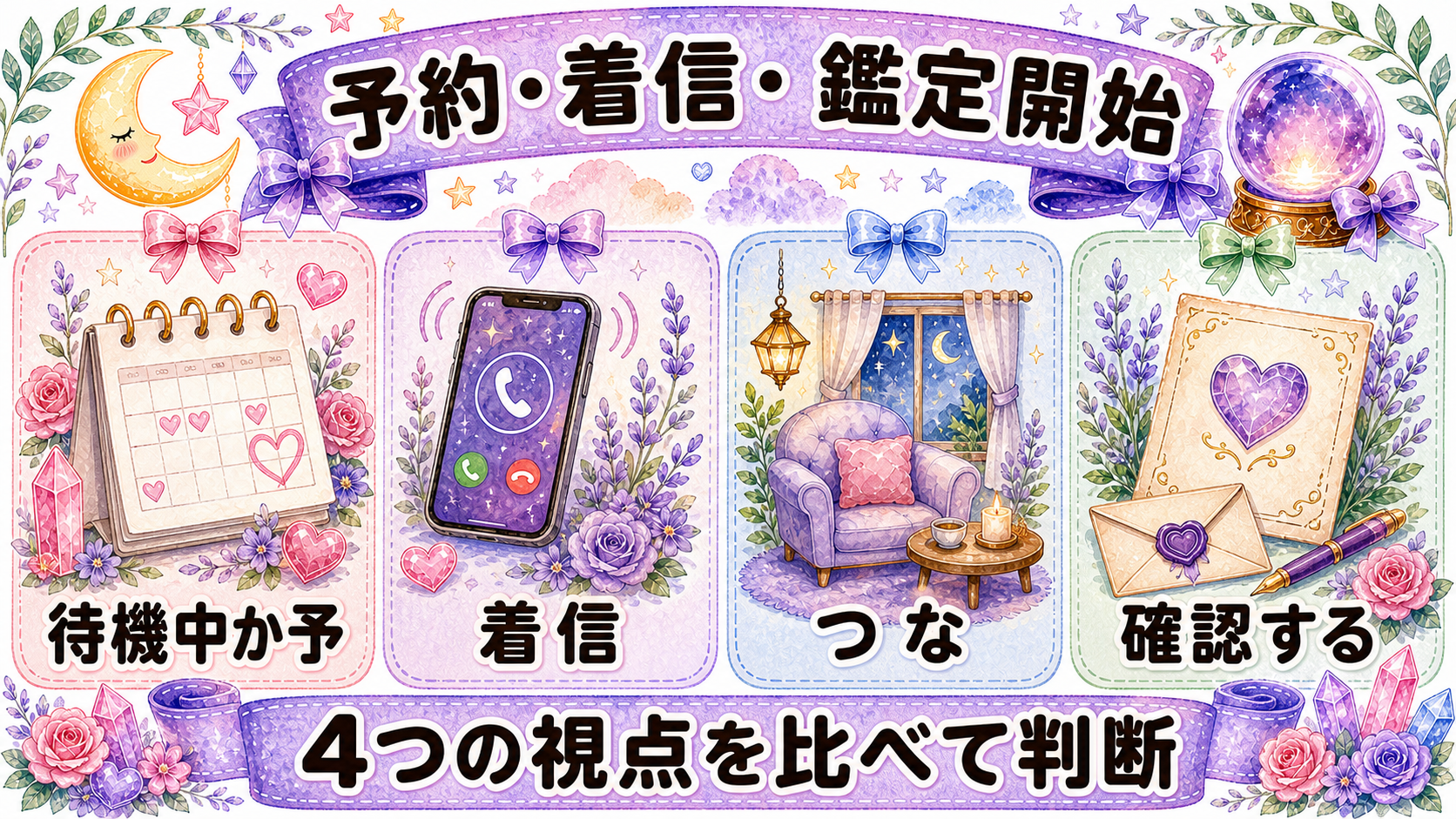 ヴェルニ初回10分無料の手順｜4,000円分特典を損せず使う登録・鑑定ガイド 予約から電話鑑定を開始するまでの流れ