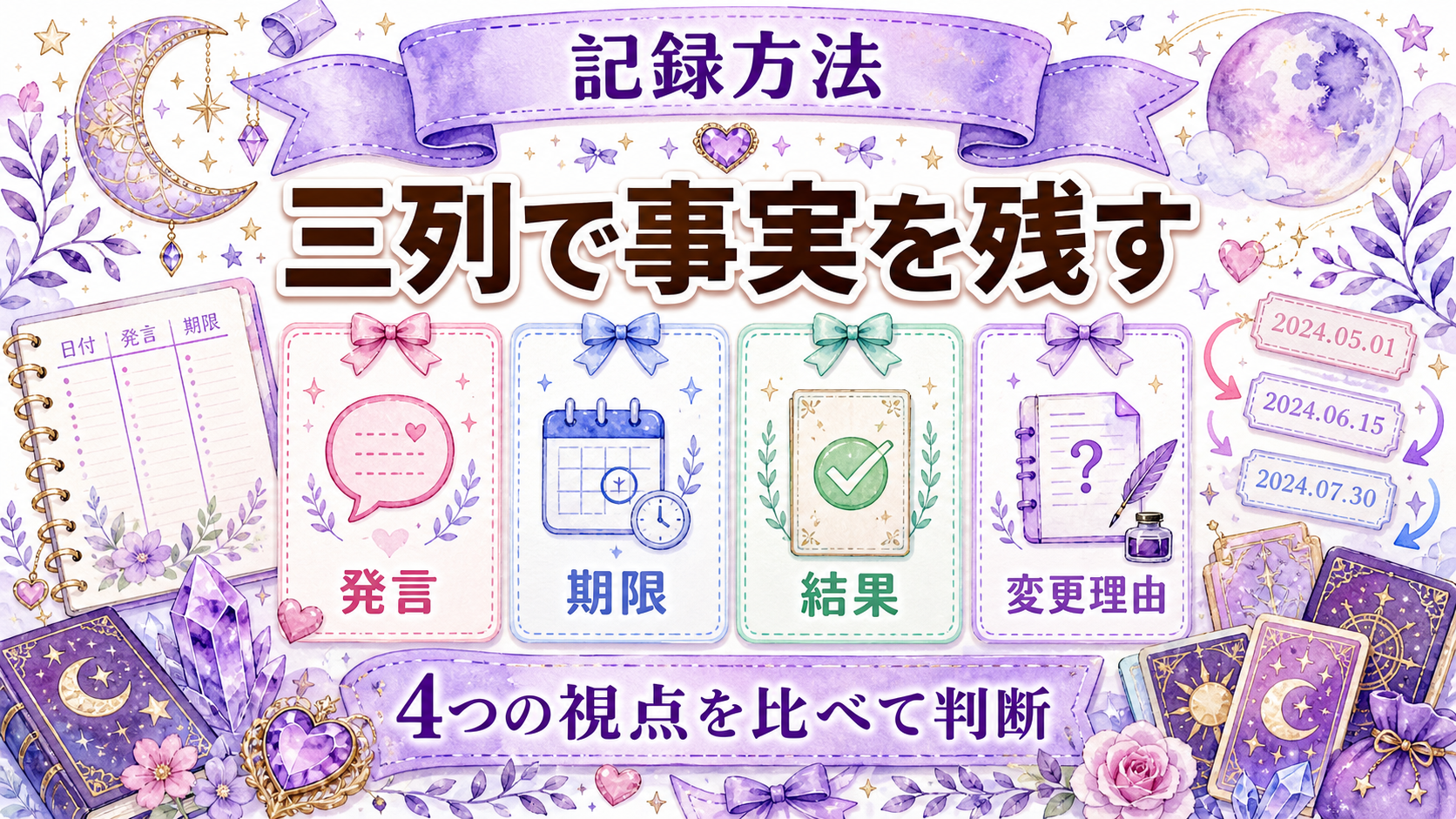 不倫相手の嘘を見分ける方法|離婚予定・会えない理由・約束の確認点 言葉と行動を確認する記録方法