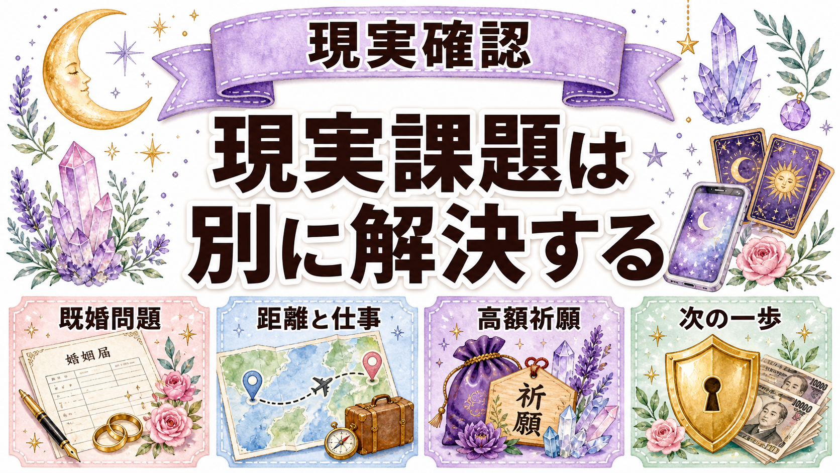 ツインレイ統合を妨げるものとは?執着・依存・現実課題の整え方 現実の課題をスピリチュアルで上書きしない
