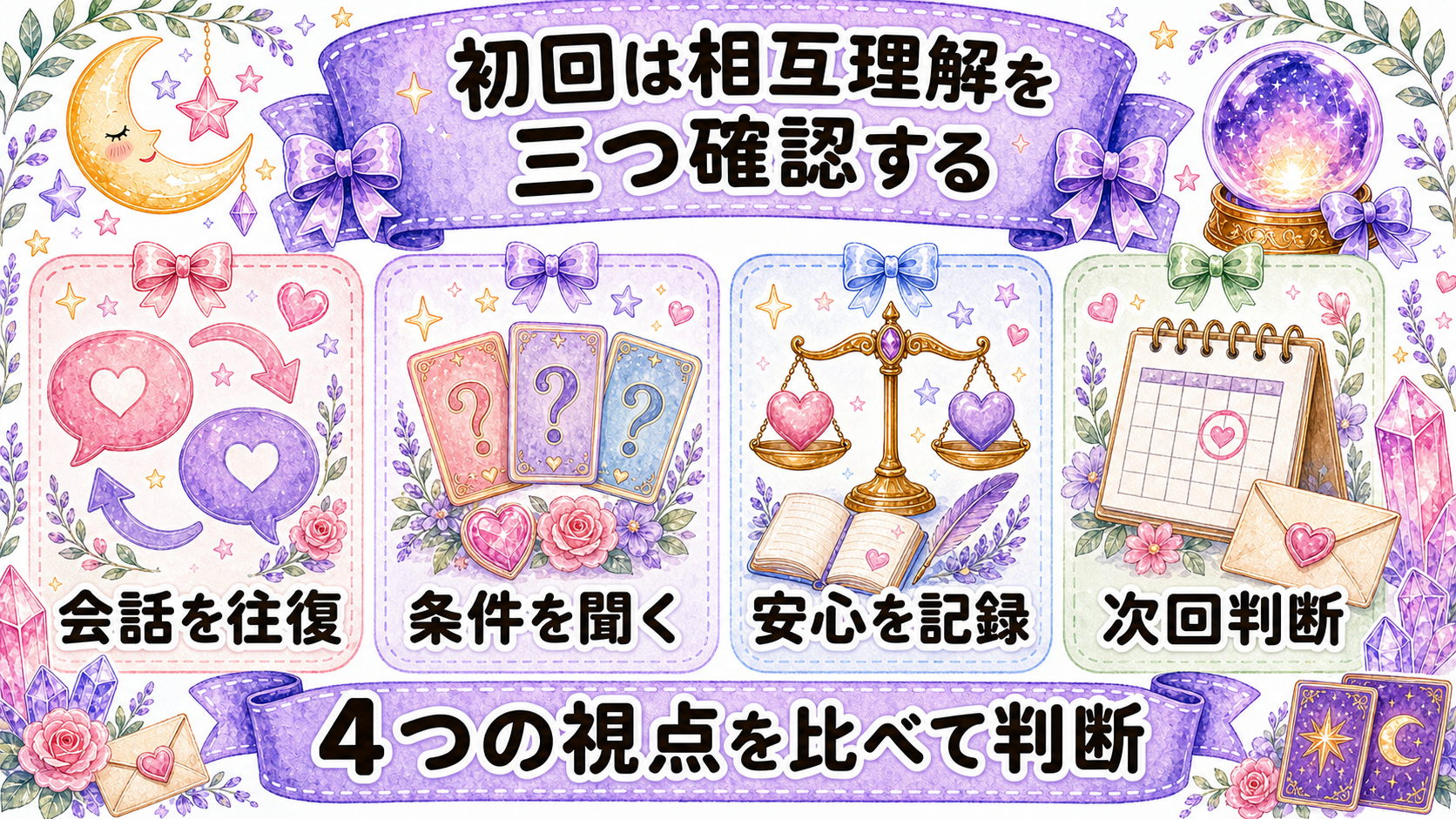婚活で相手が見つからないスピリチュアルな意味は?現実を動かす見直し方 初回面談で次につながる会話を作る
