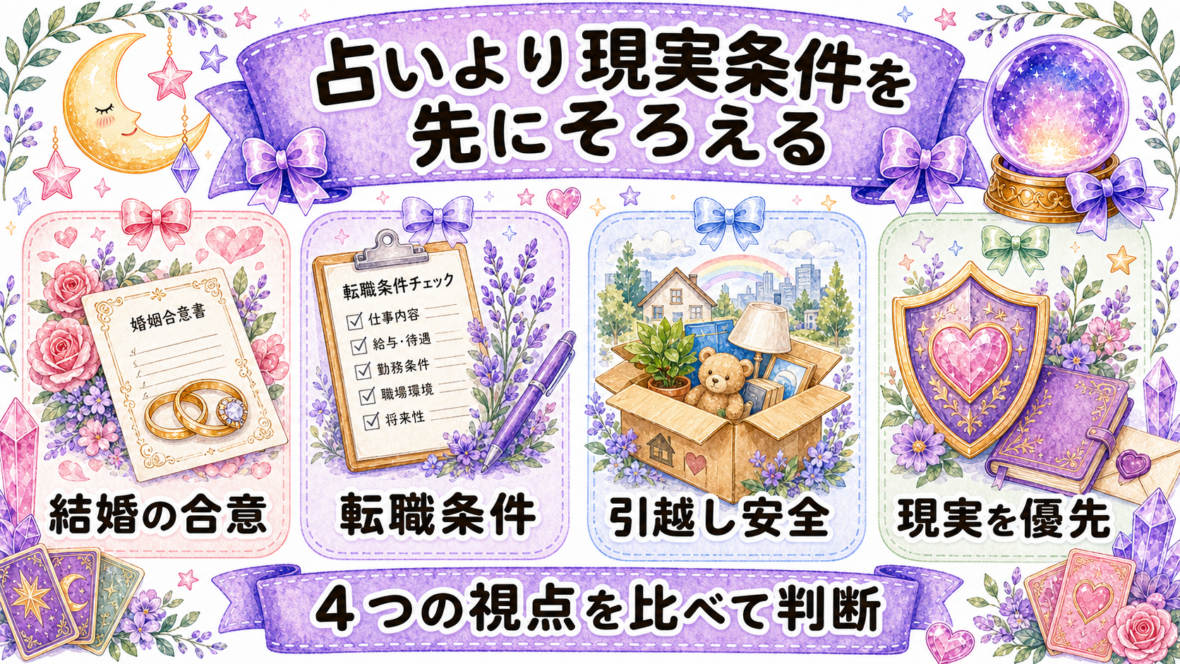 四柱推命の大殺界とは?六星占術との違い・空亡の意味と過ごし方 大殺界中の結婚・転職・引っ越しをどう判断するか
