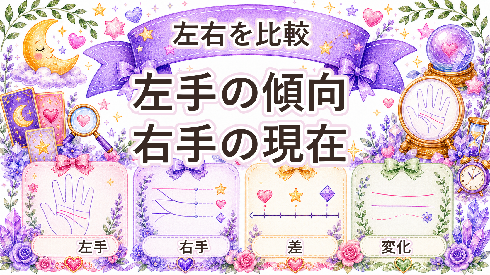 手相の結婚線の見方と時期｜年齢の読み方・左右の違いを解説 右手と左手どちらで結婚線を見る？