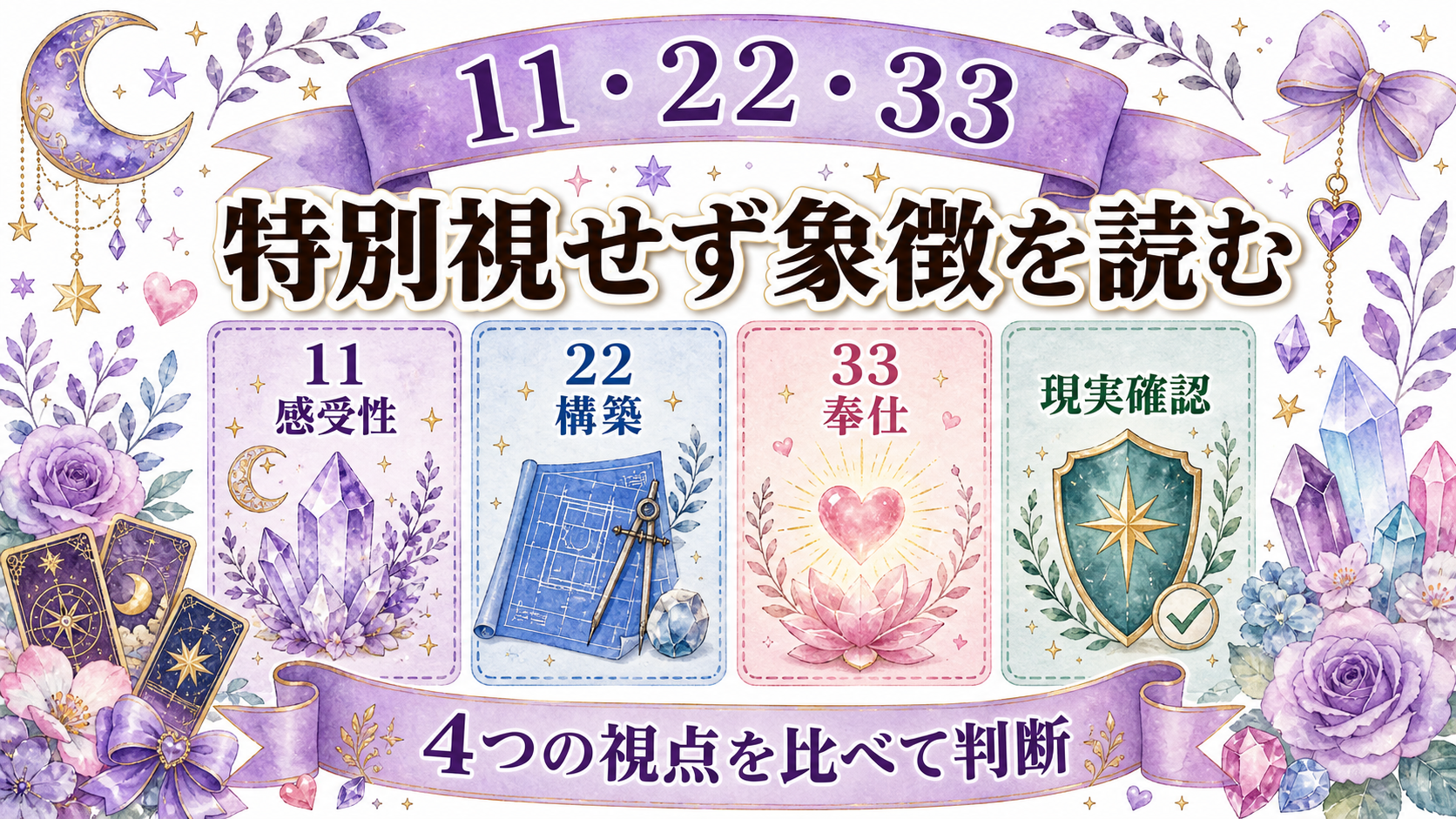 数秘術の運命数が示す恋愛傾向｜計算方法と1〜9・11・22・33の意味 運命数11・22・33の恋愛傾向