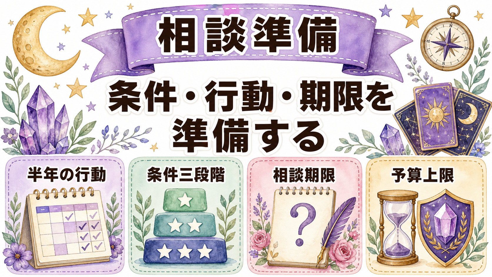 結婚相手が見つかる時期を占いで知る方法｜出会いの兆候と質問例 結婚時期占いの前に整理すること